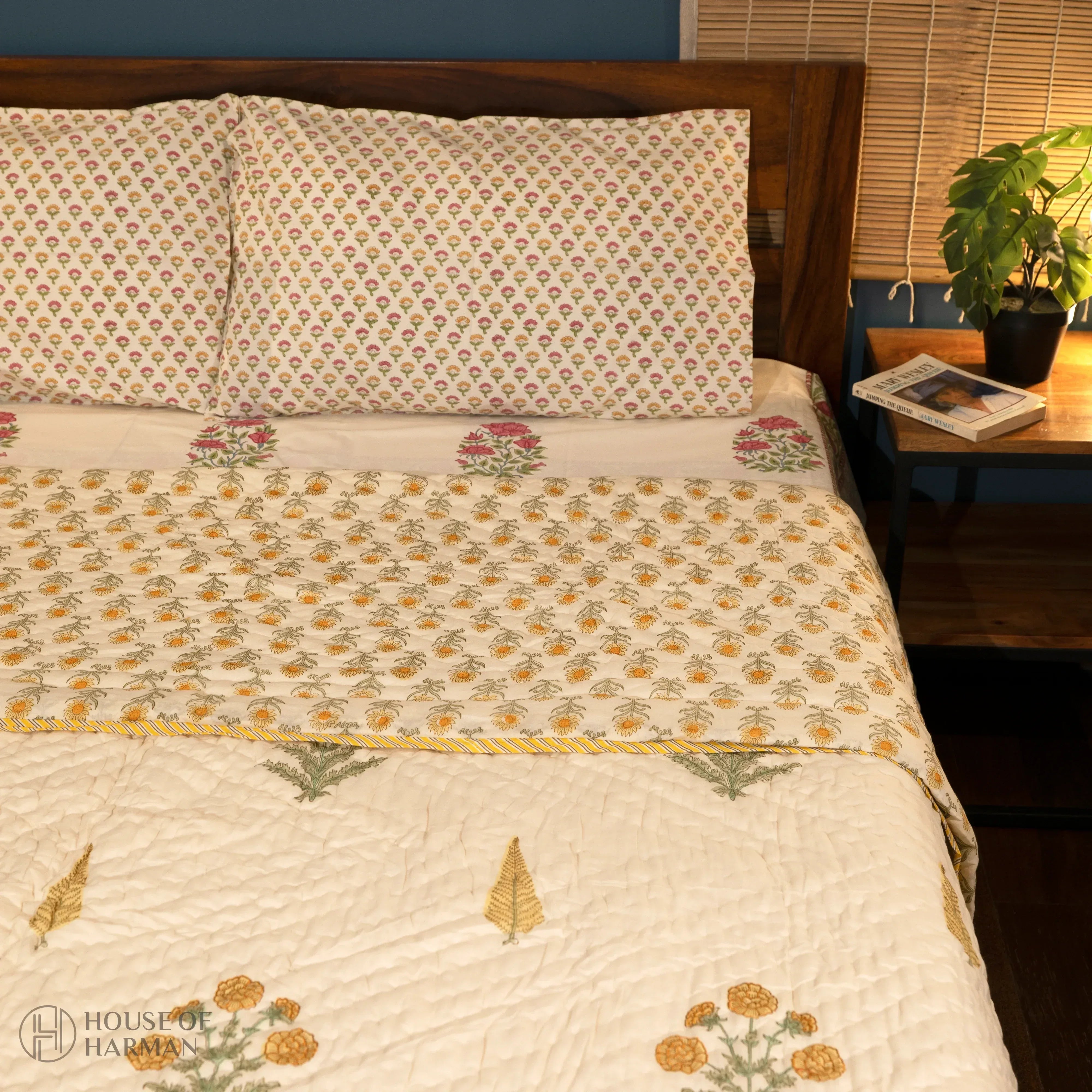 Amber Fern Garden Quilt - HOUSE OF HARMAN