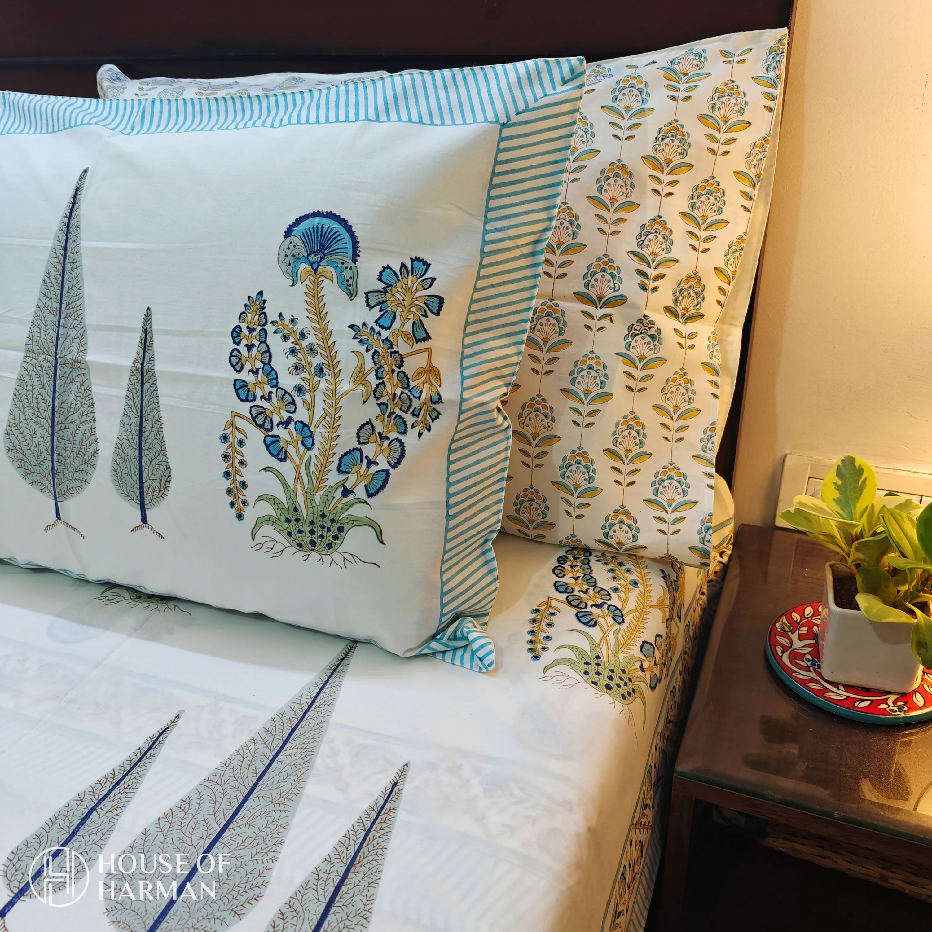 Cypress Garden Delight Bedsheet - HOUSE OF HARMAN