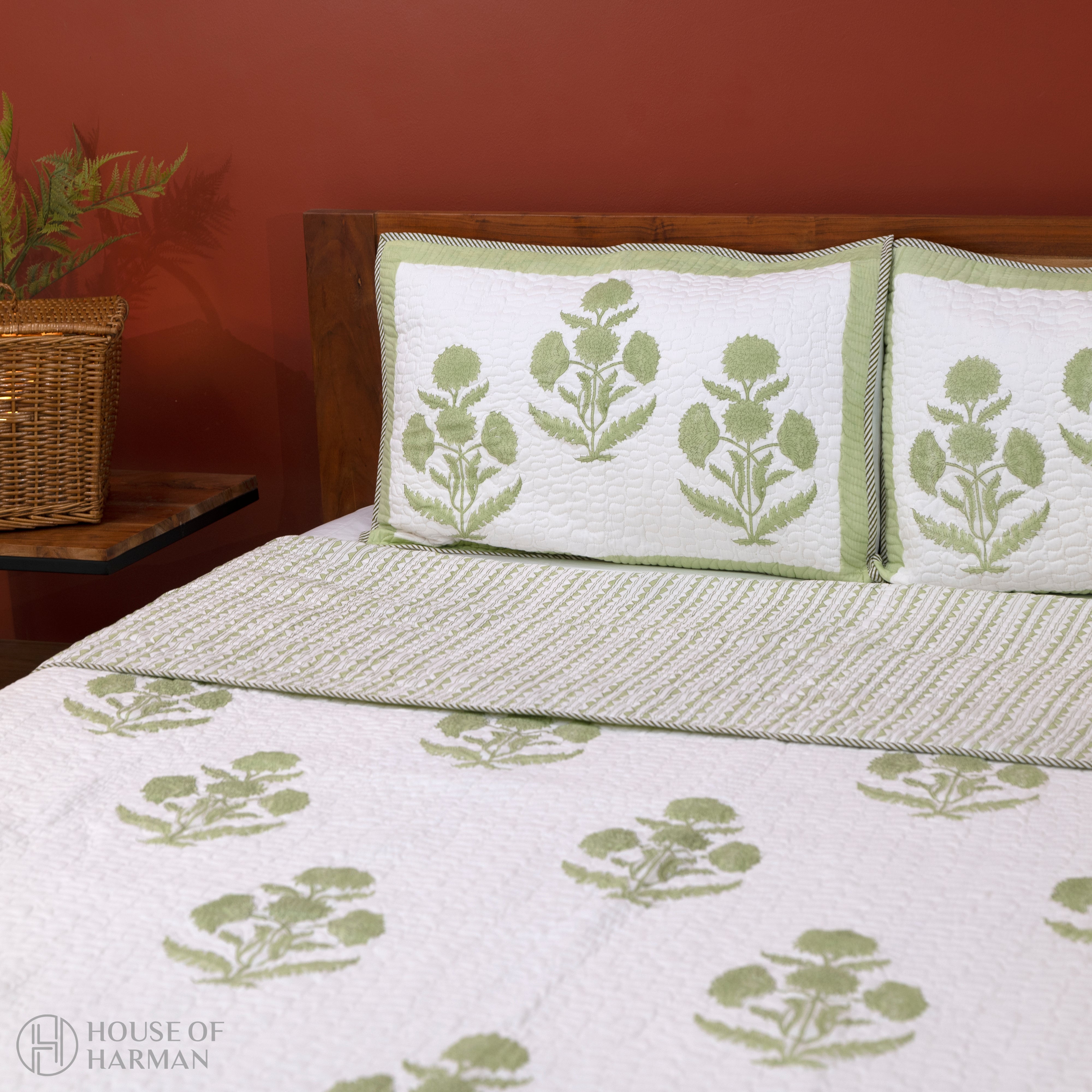 Emerald Wildpoppy Dreams Bedcover