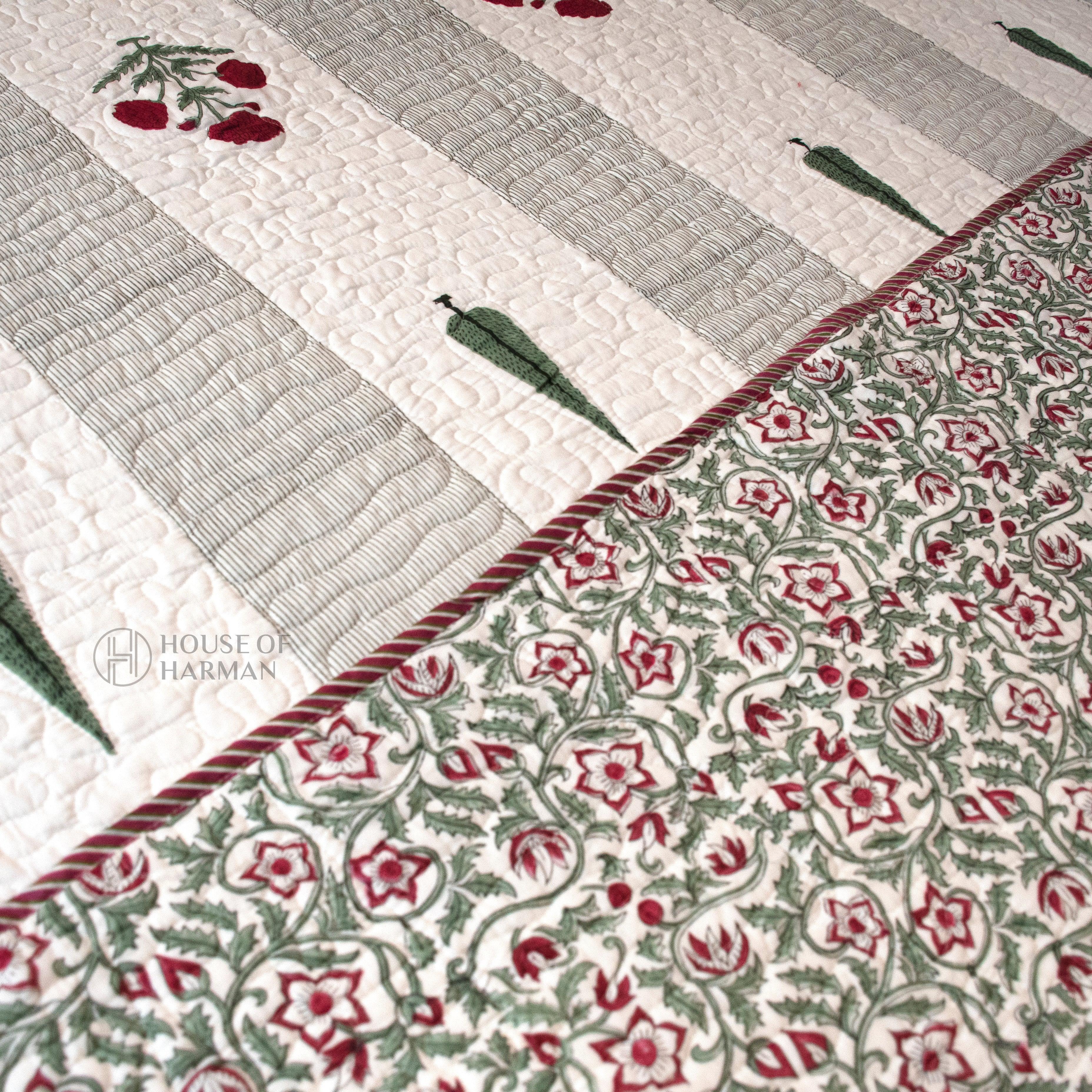 Flora Vista Elegance Bedcover - HOUSE OF HARMAN