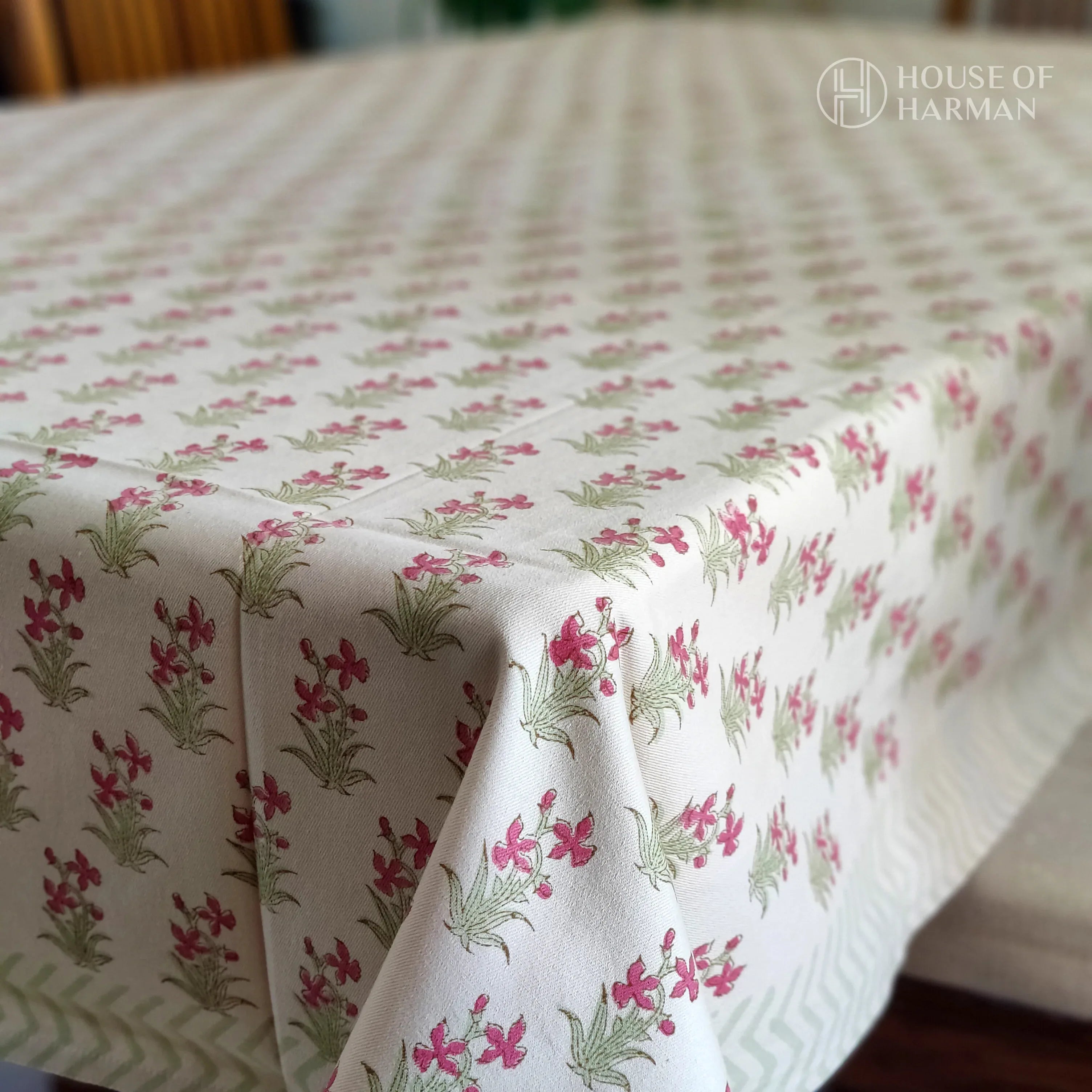 Rosy Meadow Table Cover - HOUSE OF HARMAN