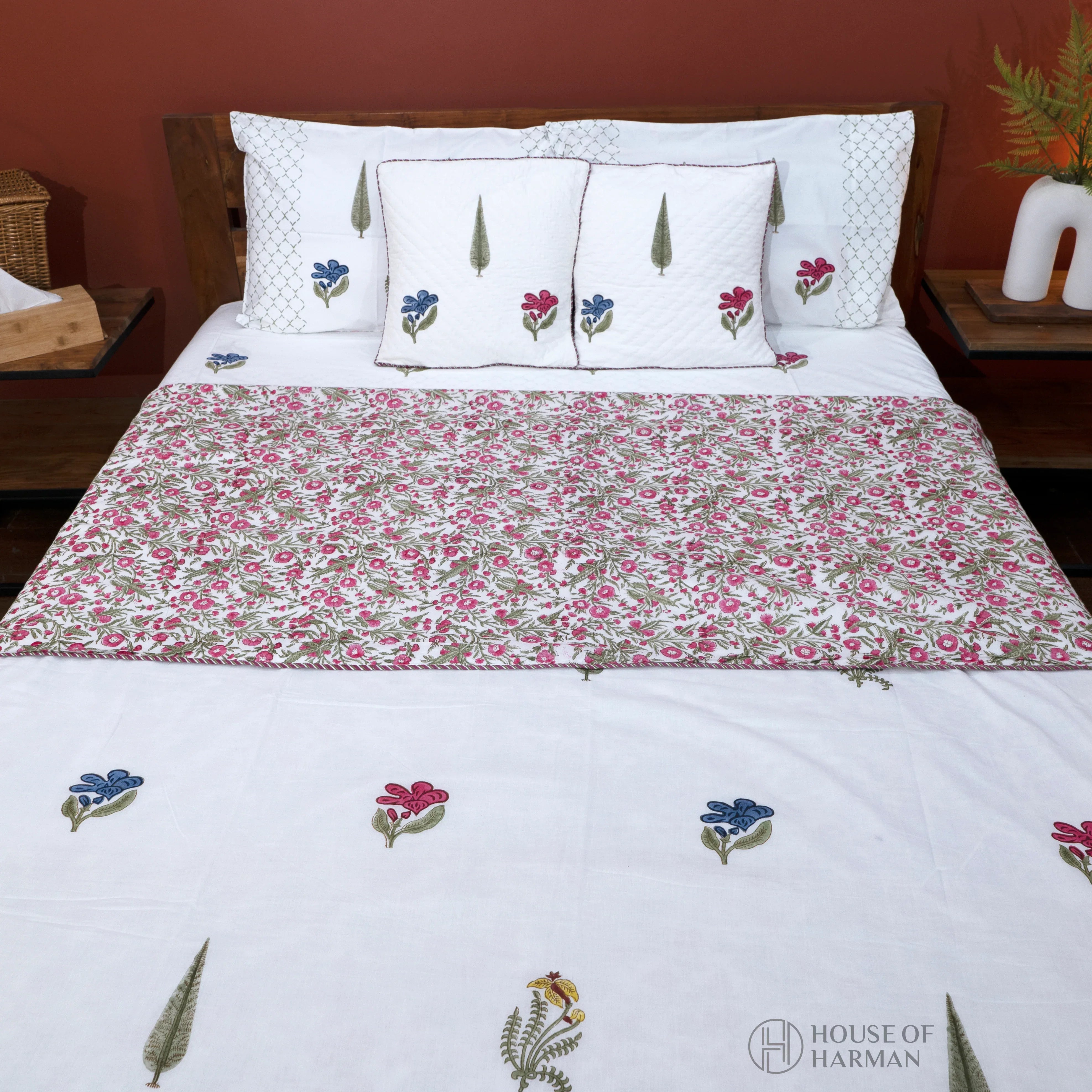 Floral Symphony Charm Dohar - HOUSE OF HARMAN