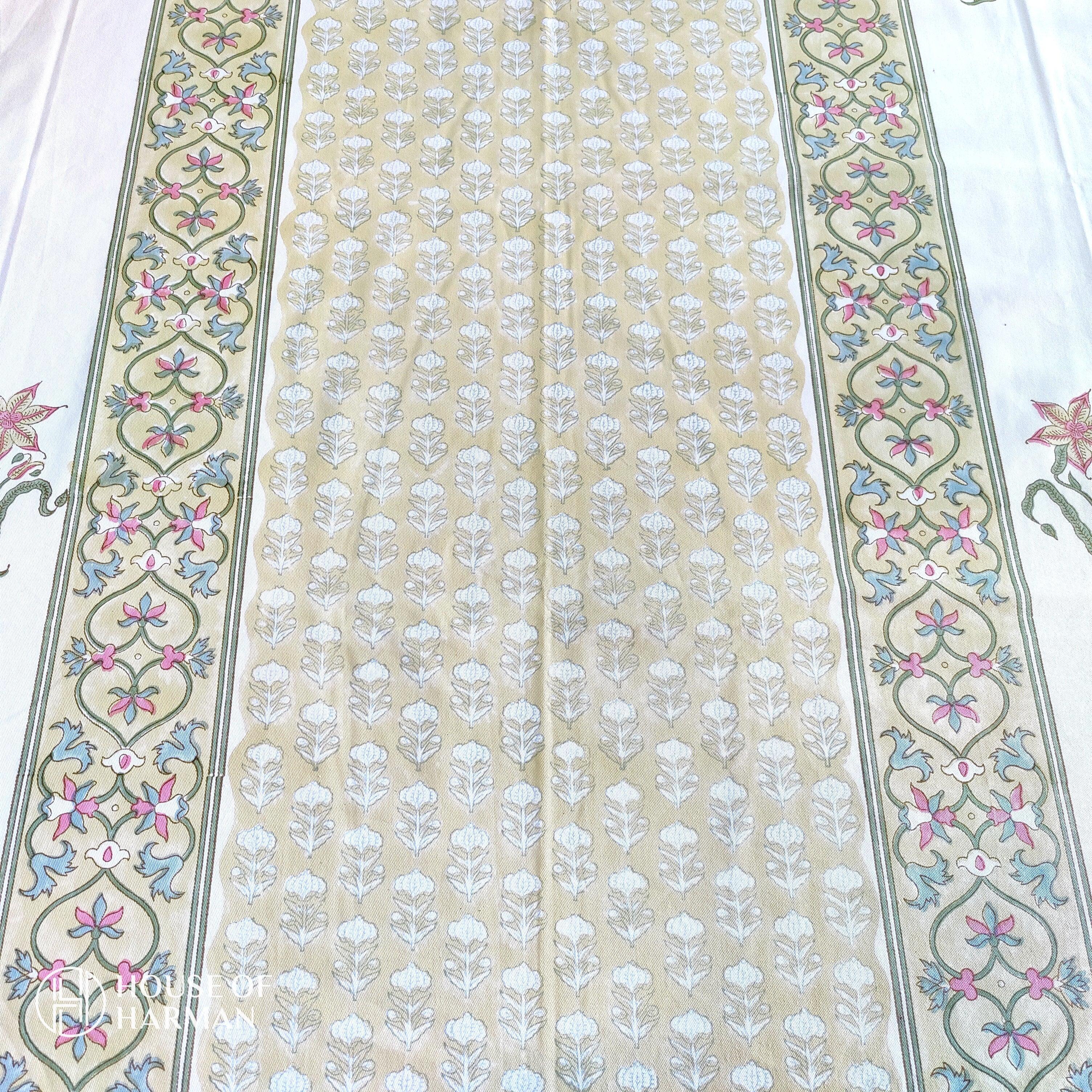 Golden Bloom Grace Table Cover - HOUSE OF HARMAN