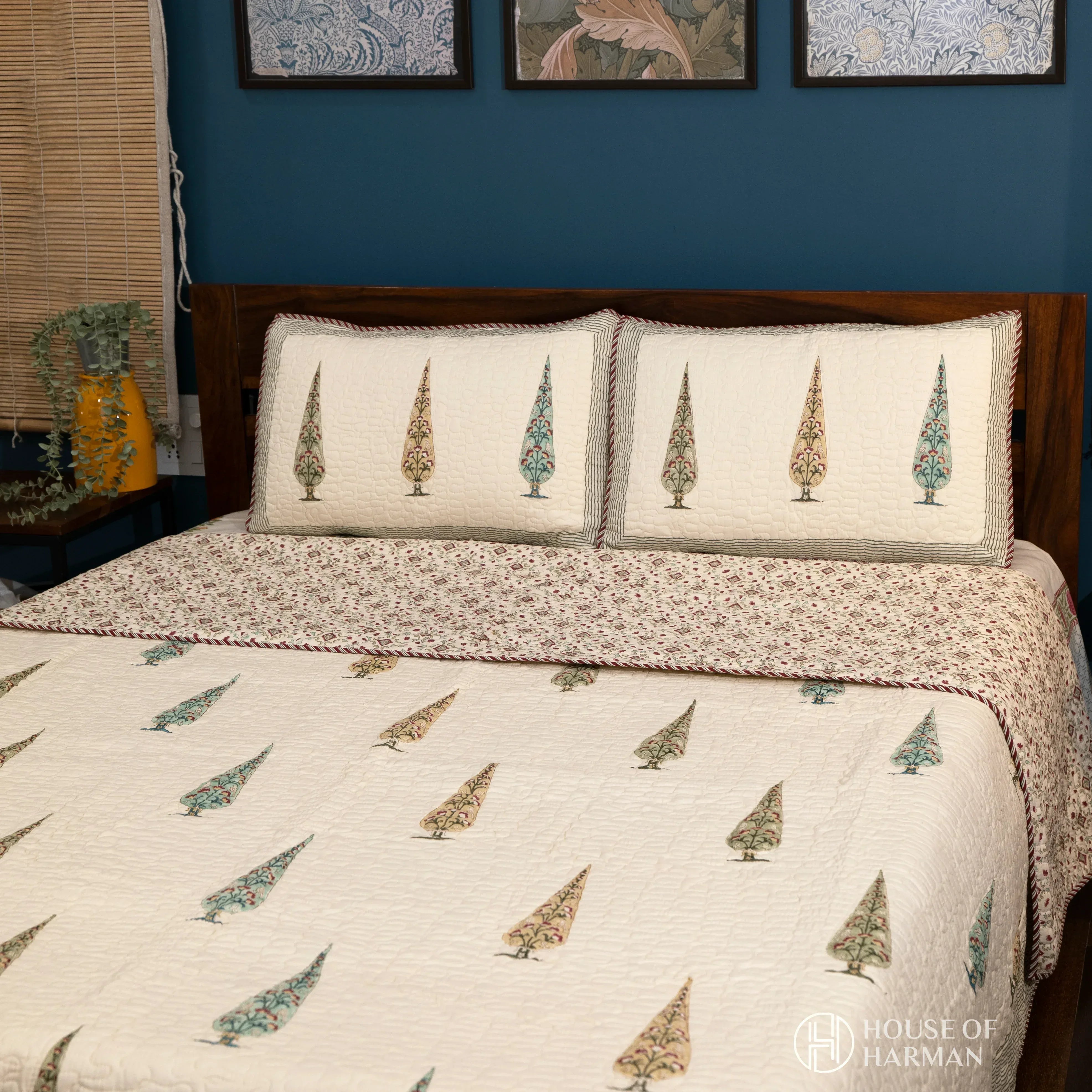 Whispering Timeless Pines Bedcover - HOUSE OF HARMAN