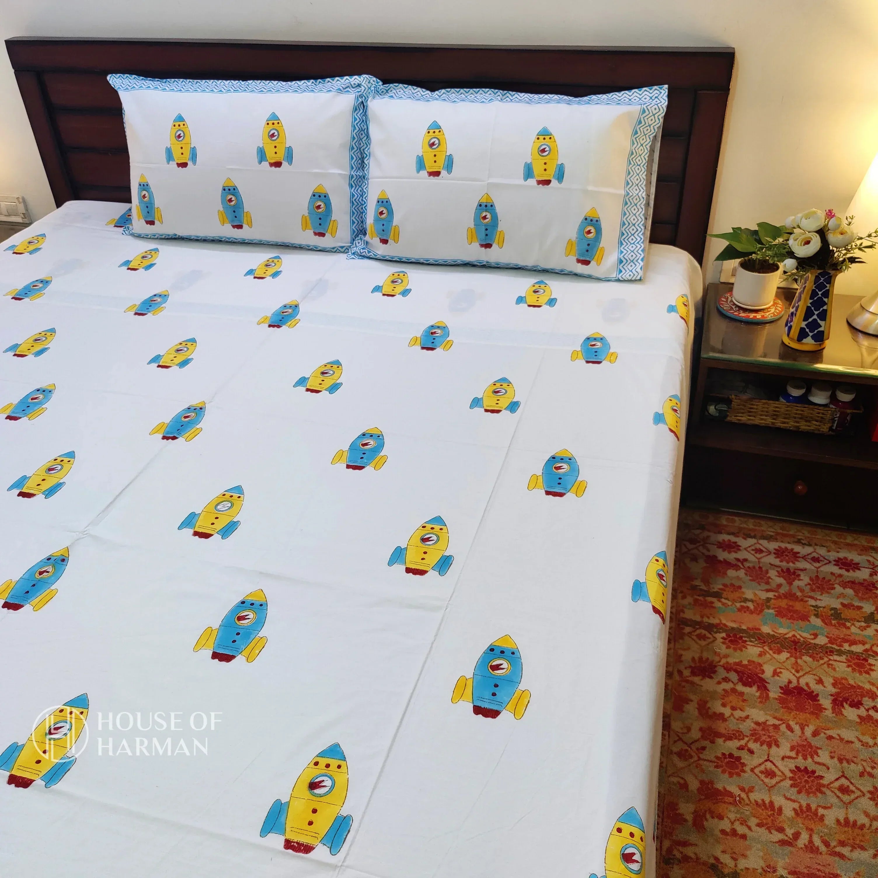 Cosmic Adventure Bedsheet - HOUSE OF HARMAN