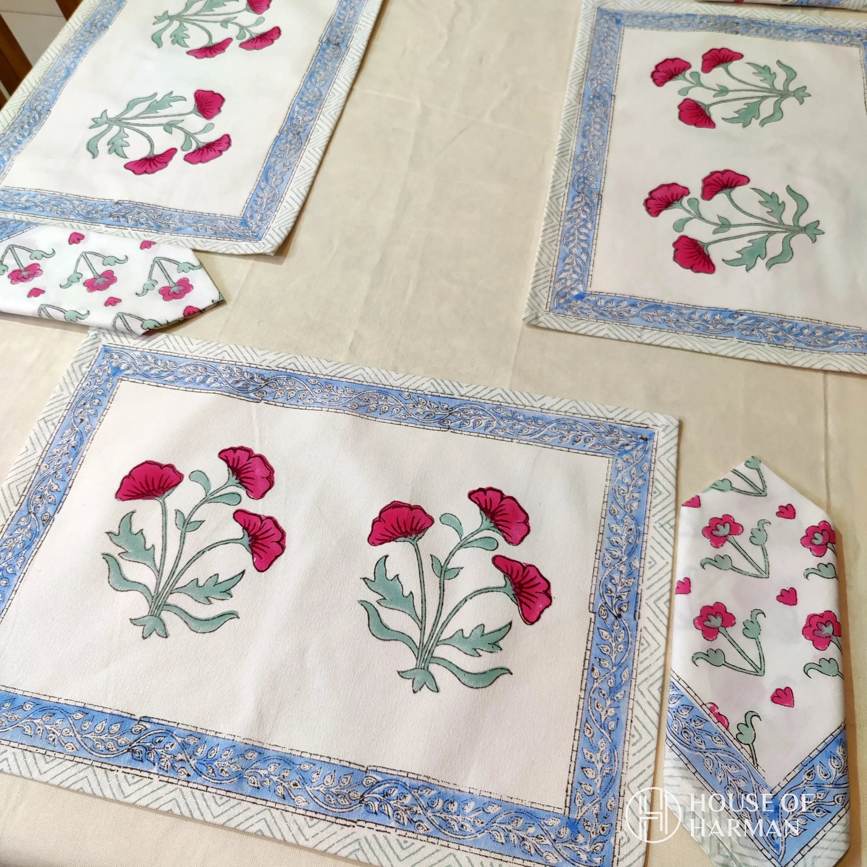 Pastel Symphony Garden Placemats - HOUSE OF HARMAN