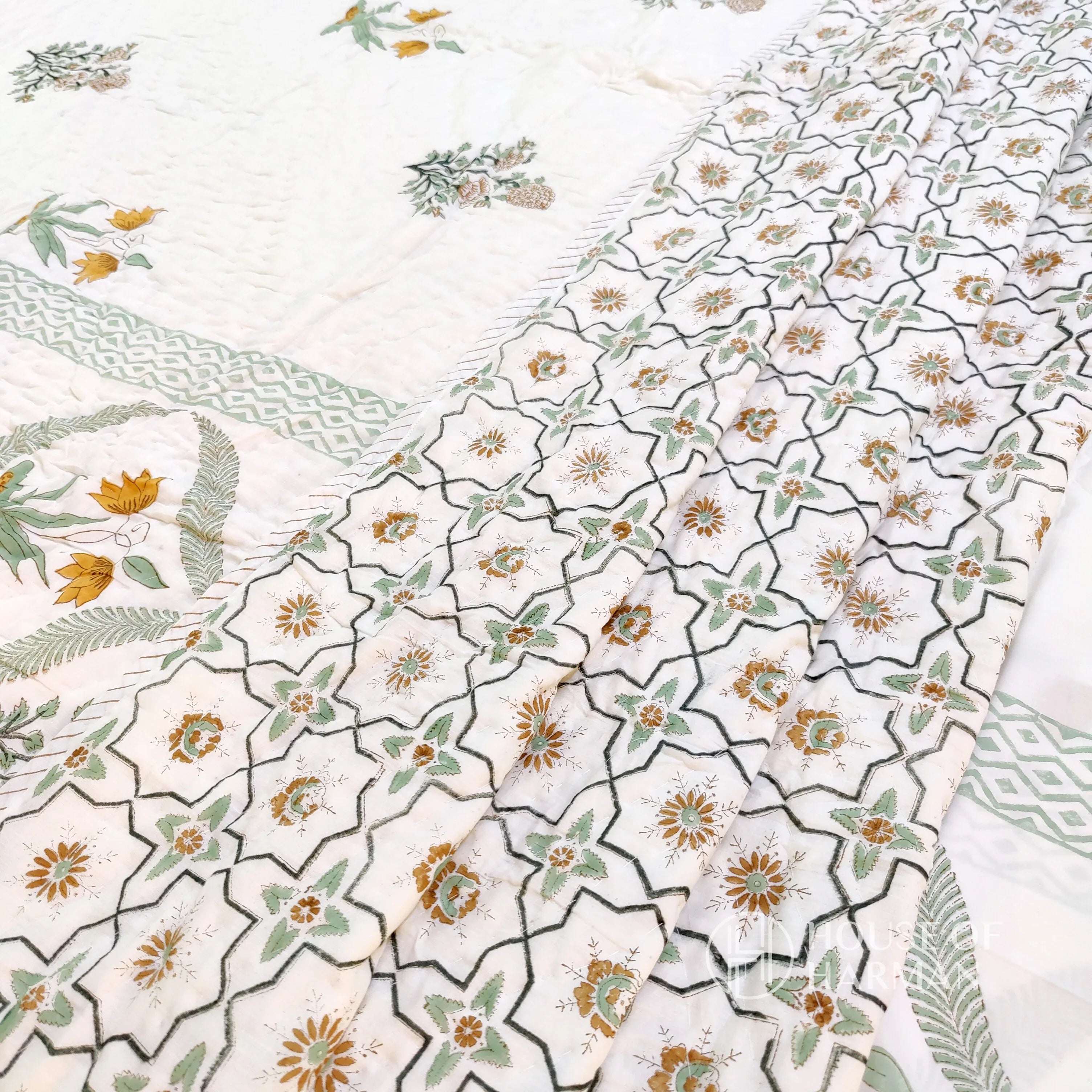 Garden Mosaic Quilt - HOUSE OF HARMAN