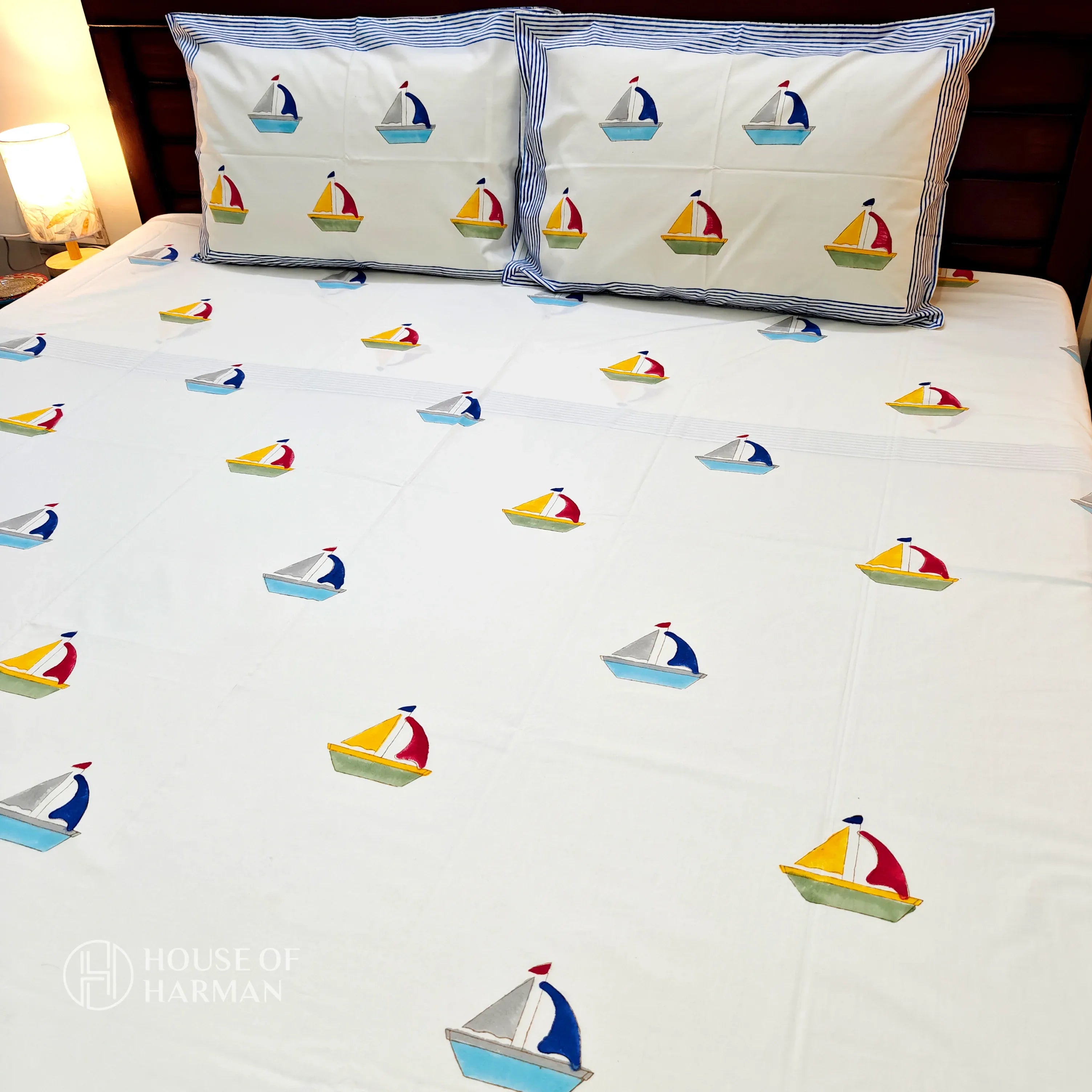 Little Voyager Sail Bedsheet - HOUSE OF HARMAN