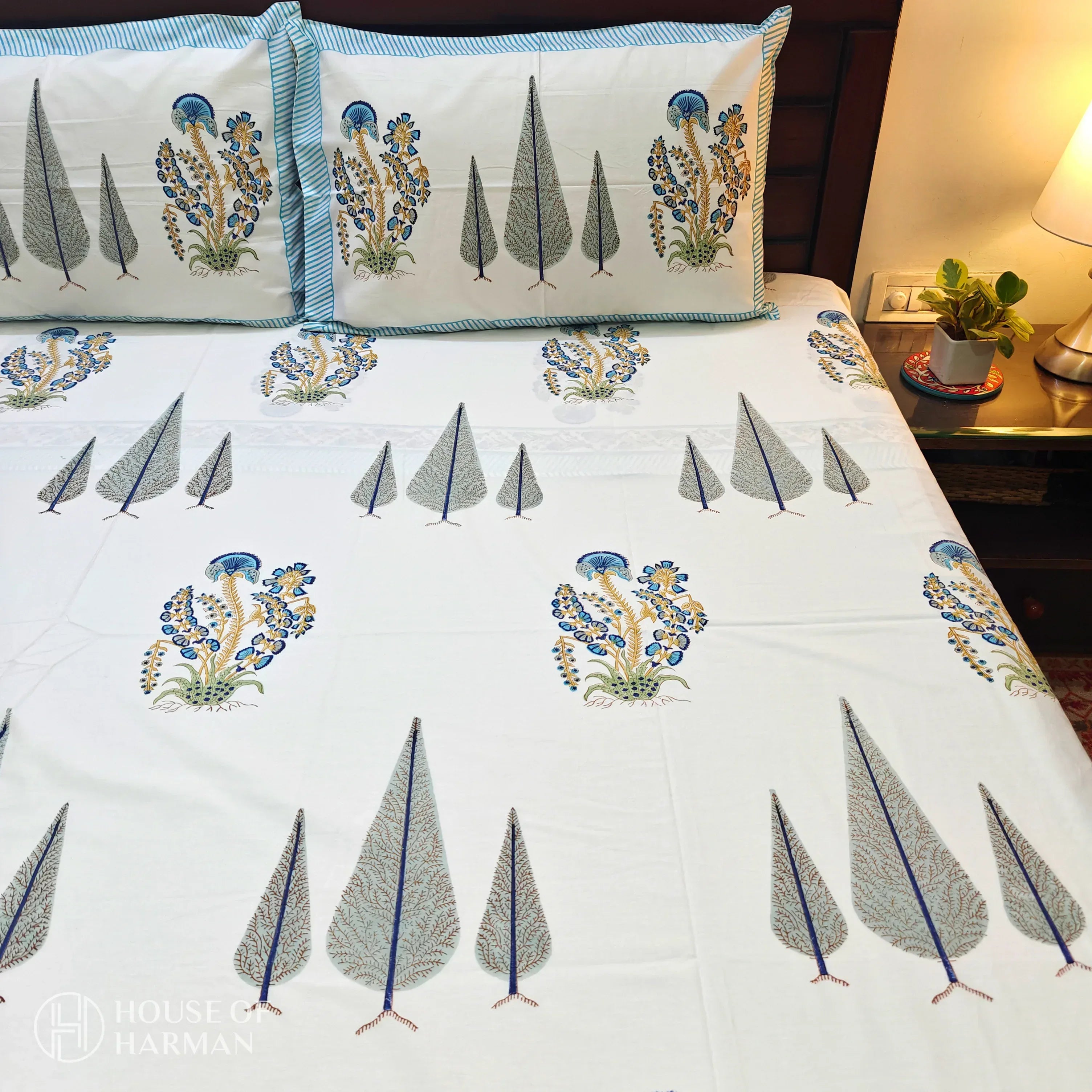 Cypress Garden Delight Bedsheet - HOUSE OF HARMAN