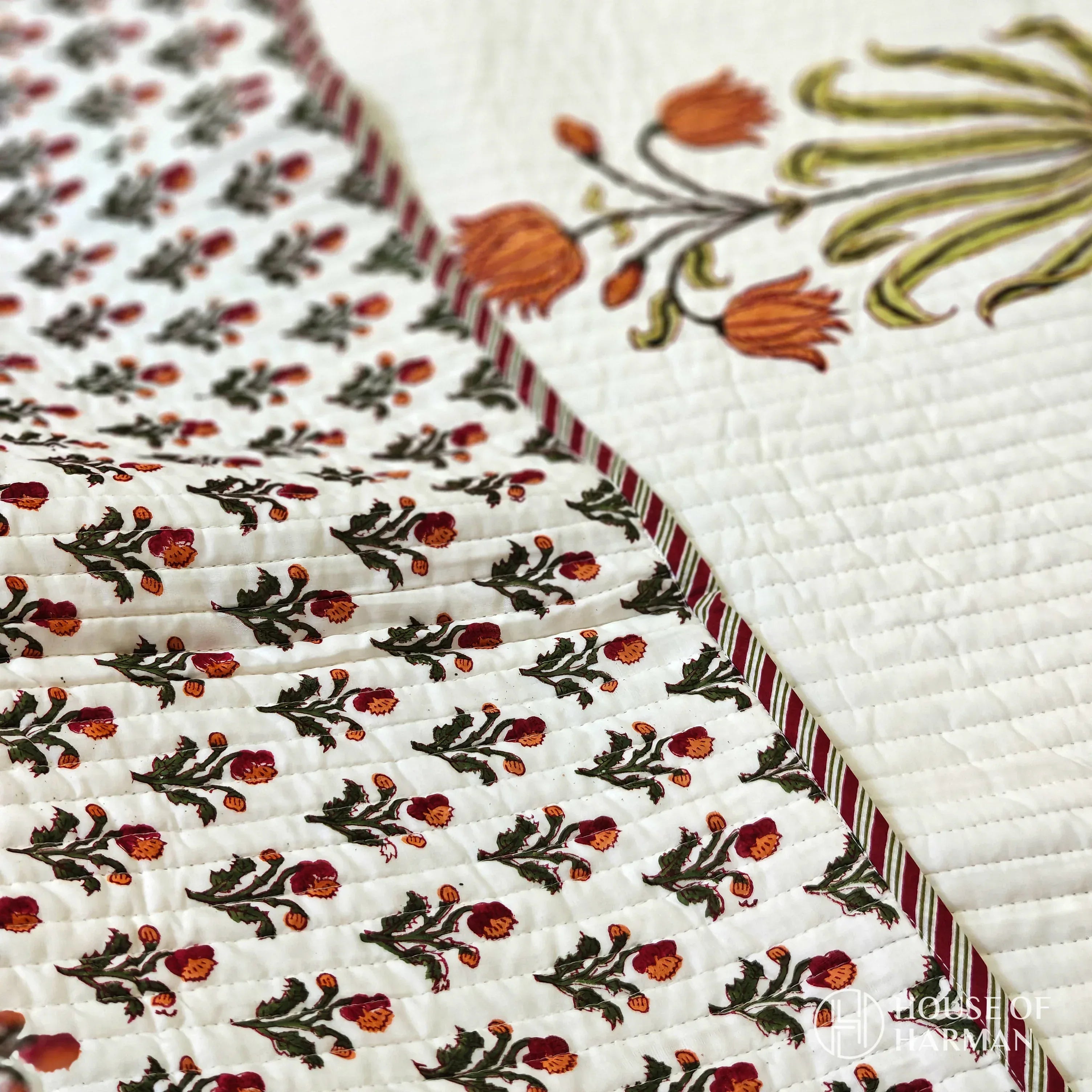 Regal Lotus Haven Bedcover - HOUSE OF HARMAN