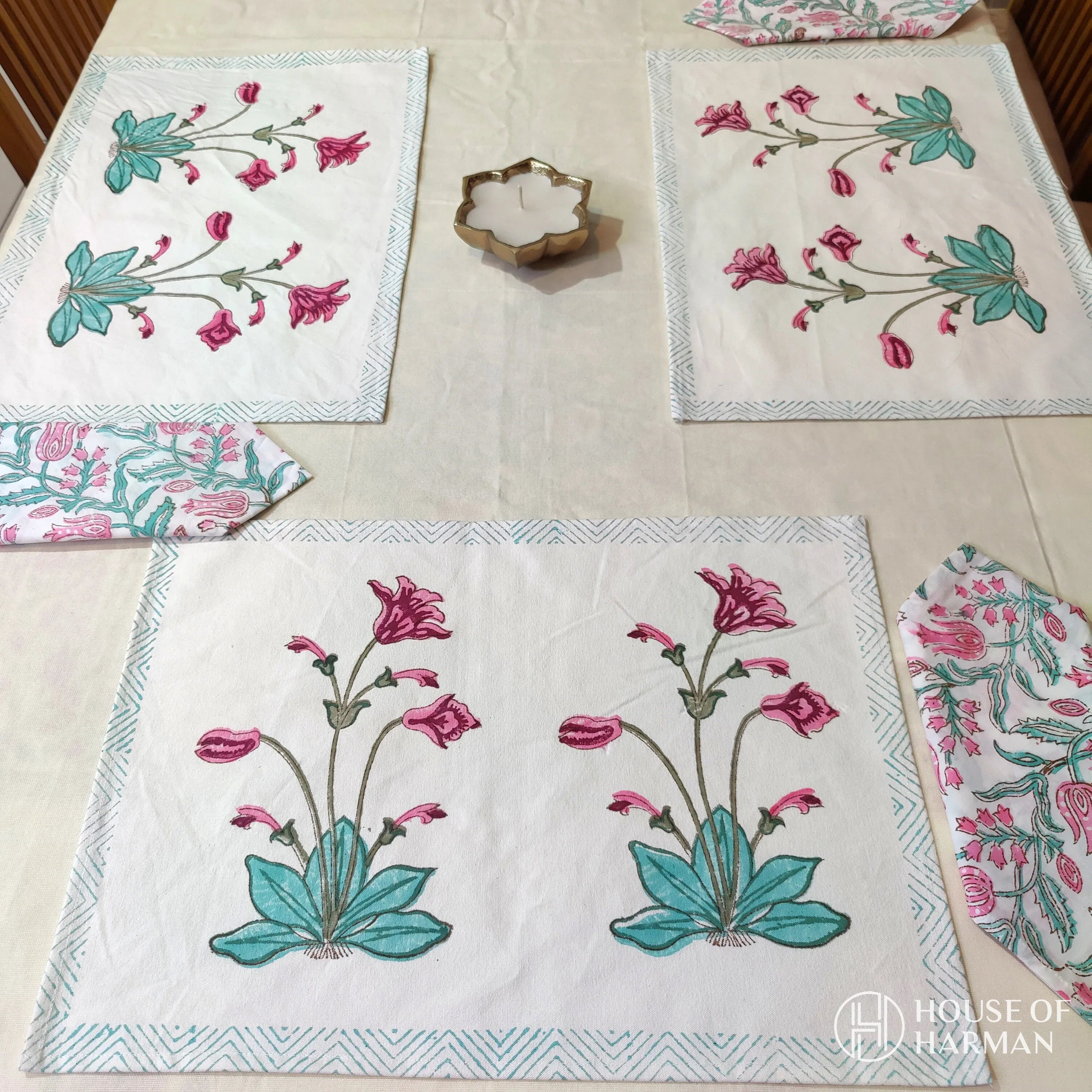 Orchid Bloom Placemats - HOUSE OF HARMAN