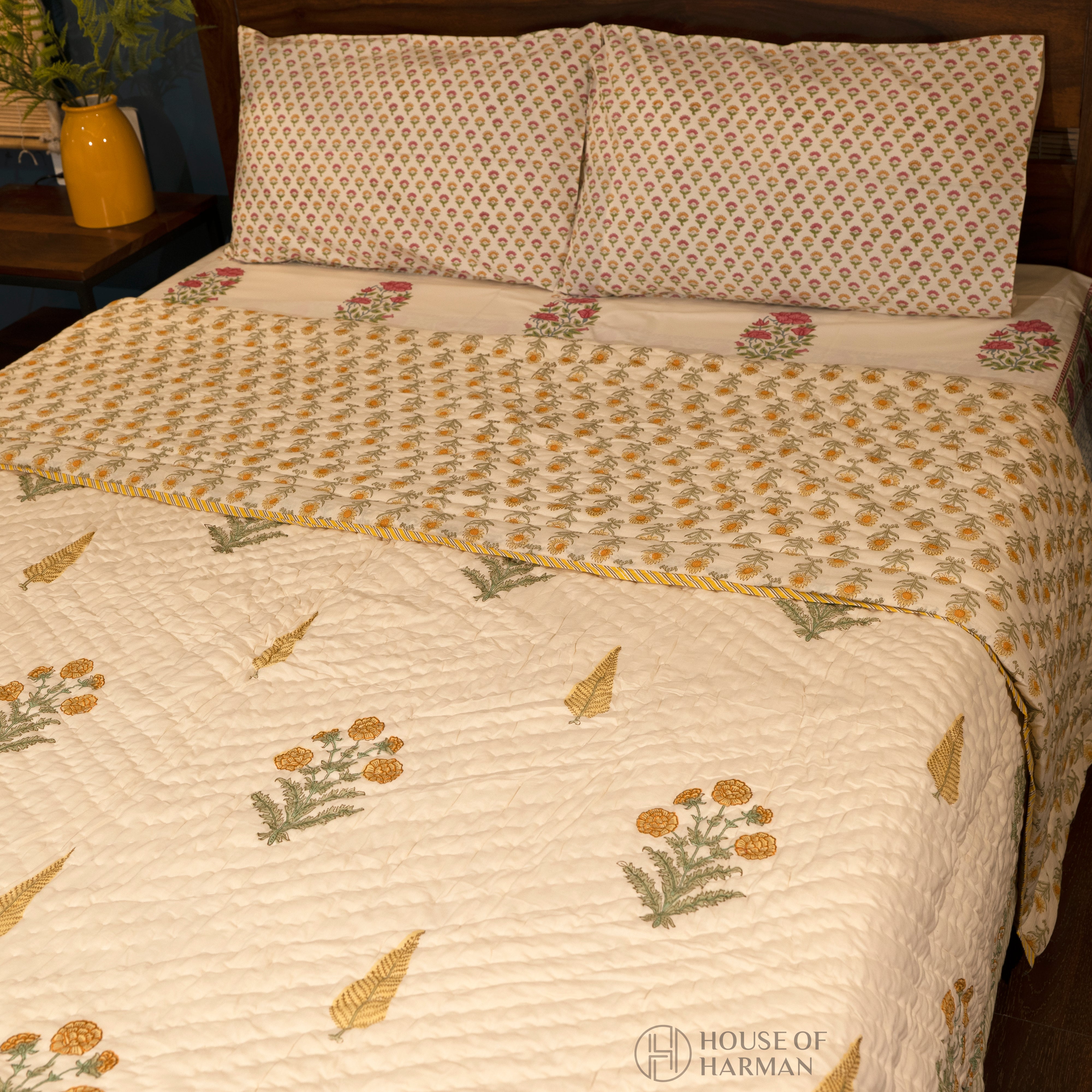 Amber Fern Garden Quilt