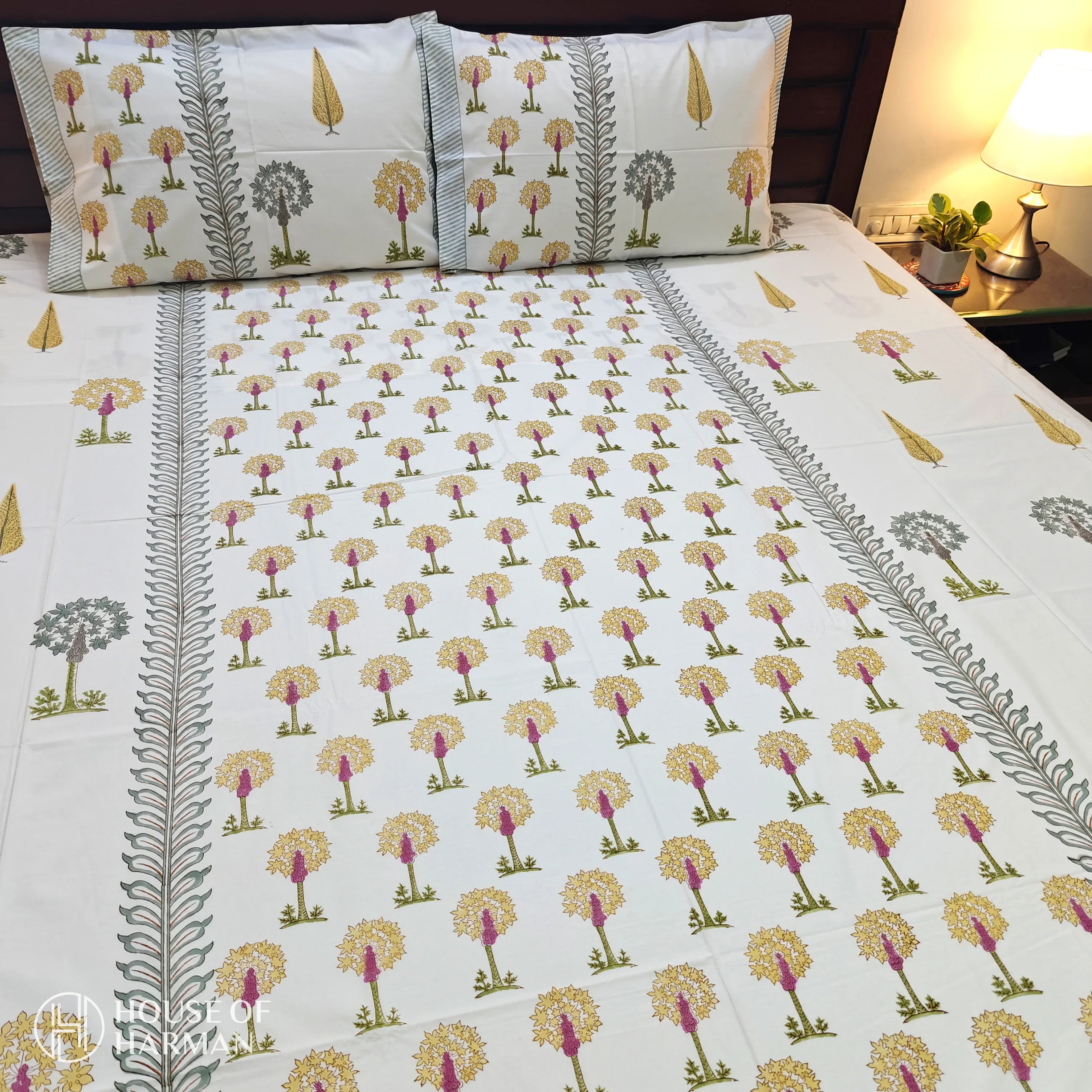 Allium Sky Serenade Bedsheet - HOUSE OF HARMAN