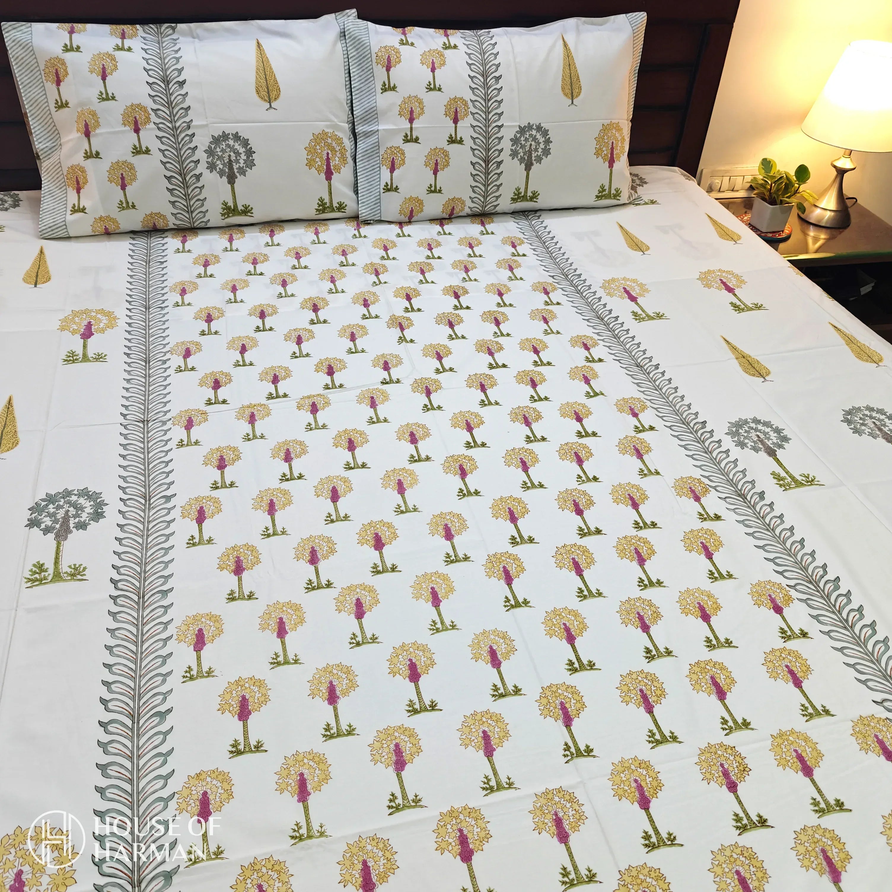 Allium Sky Serenade Bedsheet - HOUSE OF HARMAN