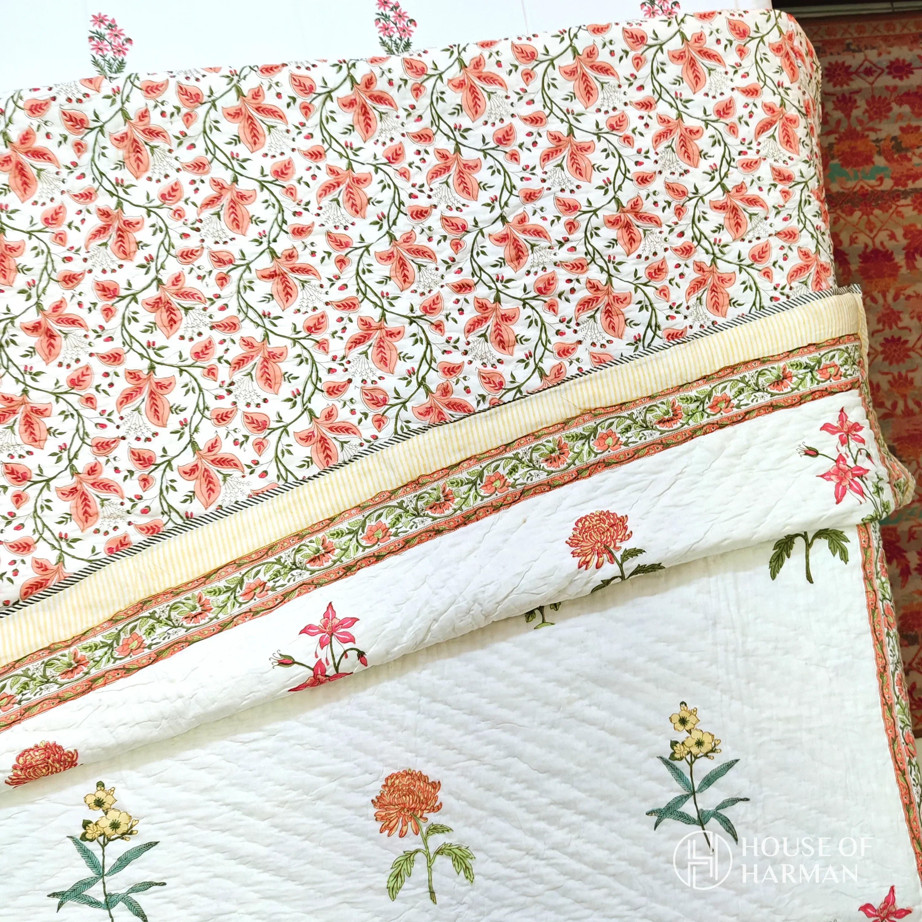 Blossom Grove Elegance Quilt - HOUSE OF HARMAN
