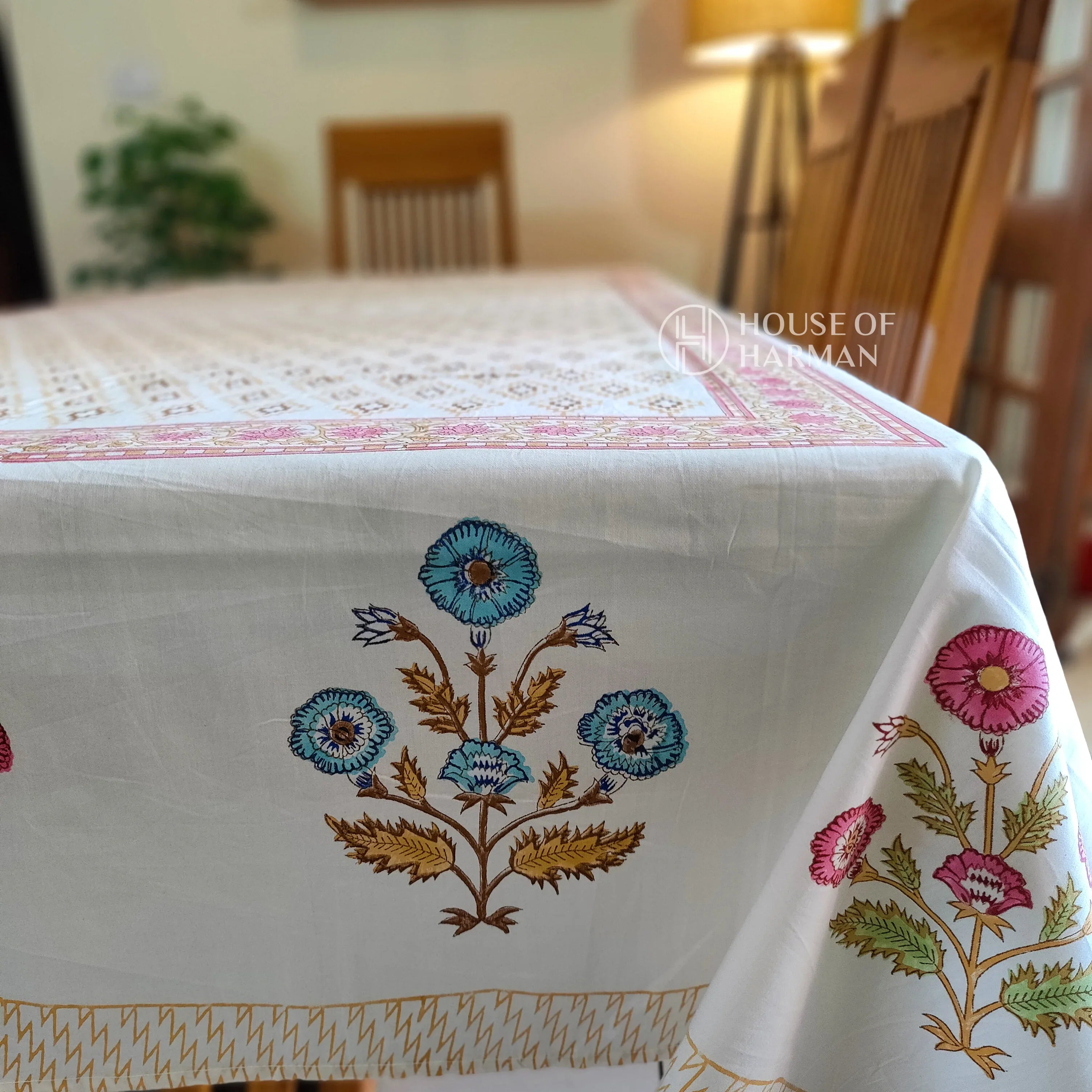 Eternal Garden Table Cover (With Cotton Napkins) - HOUSE OF HARMAN