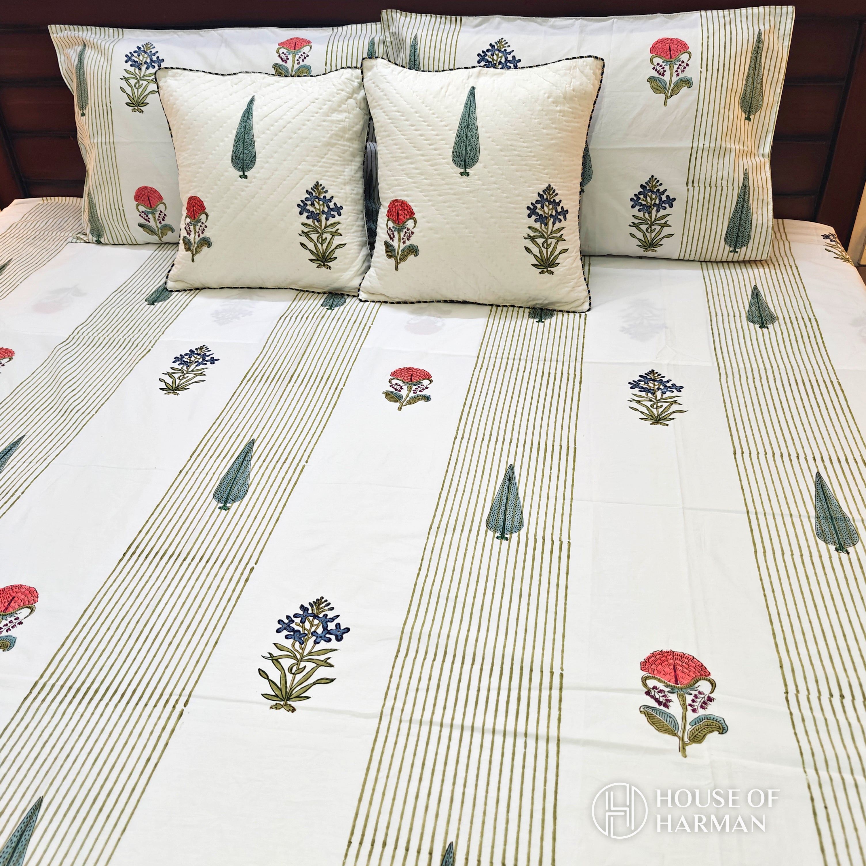 Meadow Breeze Elegance Bedsheet