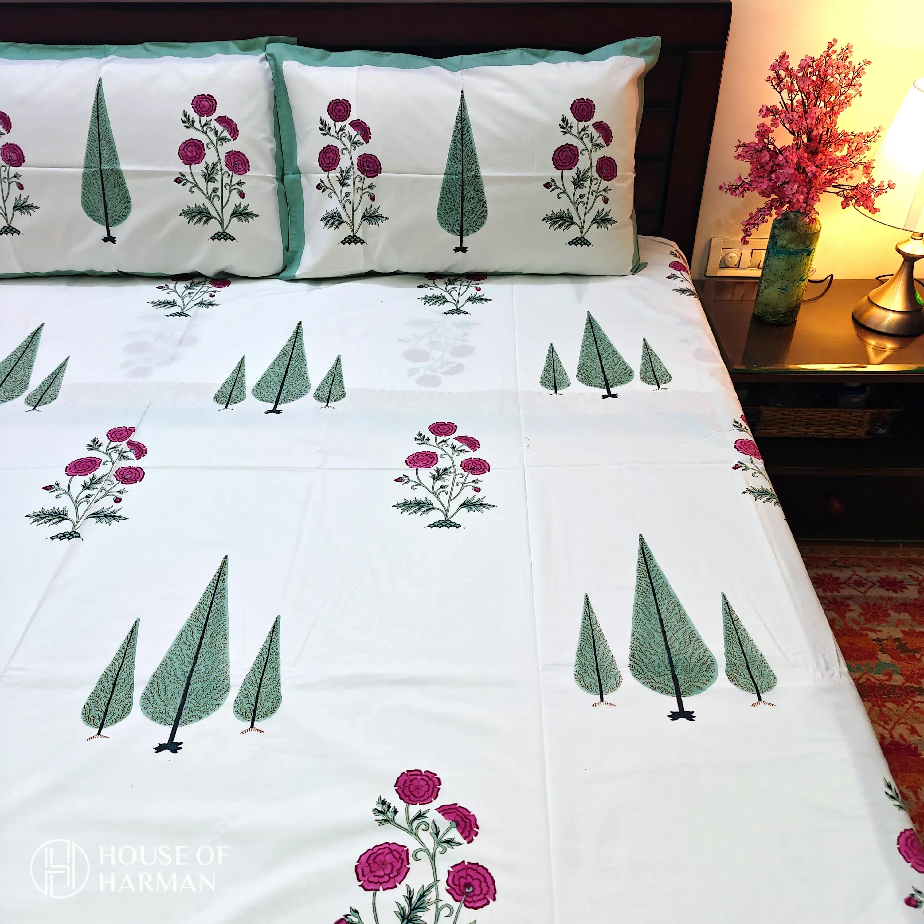 Cypress Meadow Bloom Bedsheet - HOUSE OF HARMAN