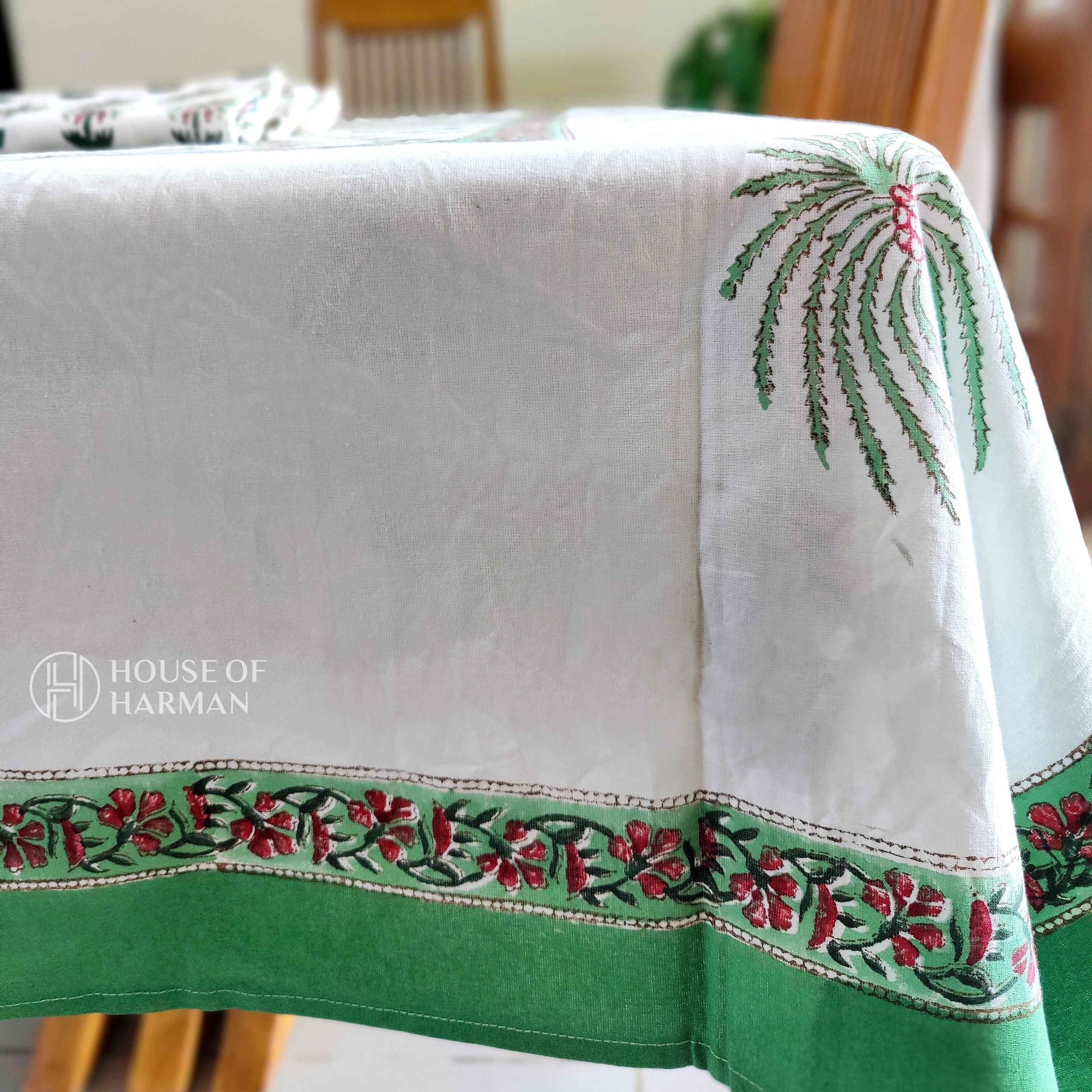 Garden Dreamscape Table Cover (With Cotton Napkins) - HOUSE OF HARMAN