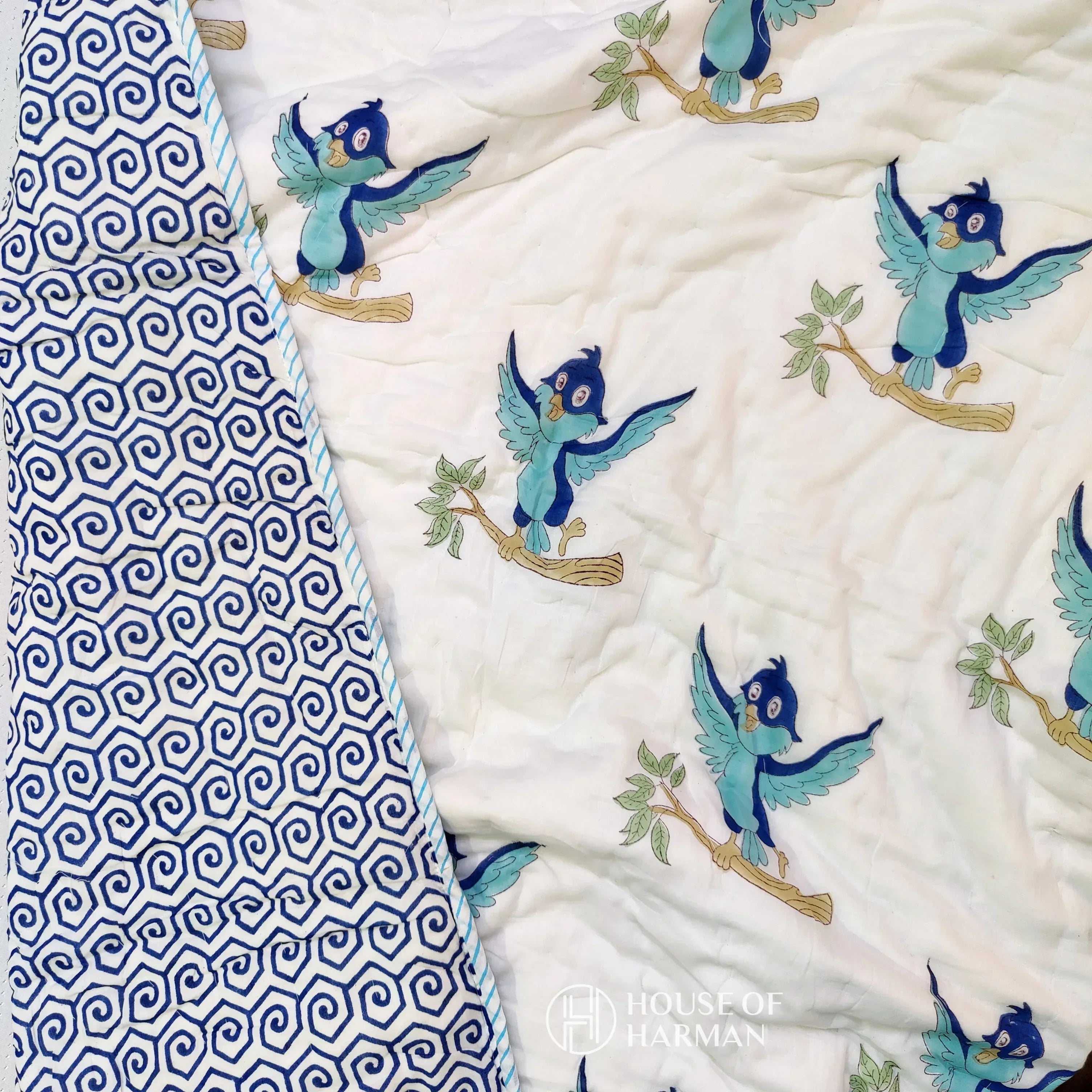 Nestled in Nature Baby Quilt - HOUSE OF HARMAN