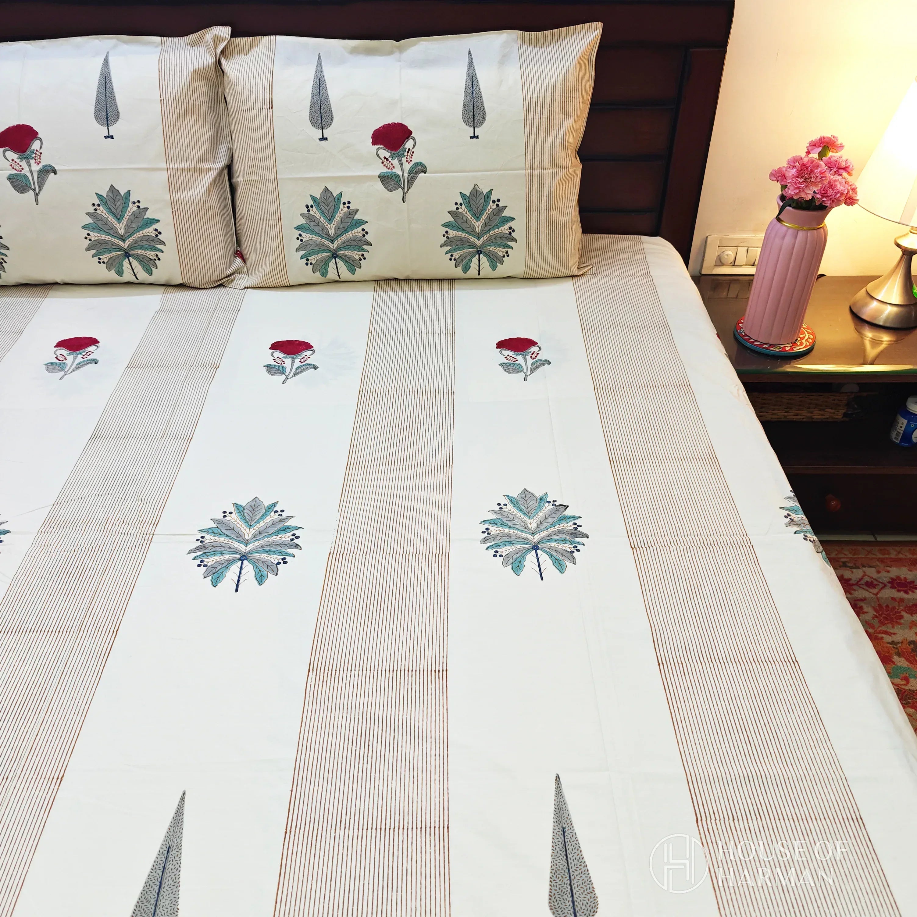 Flora Vista Bliss Bedsheet - HOUSE OF HARMAN