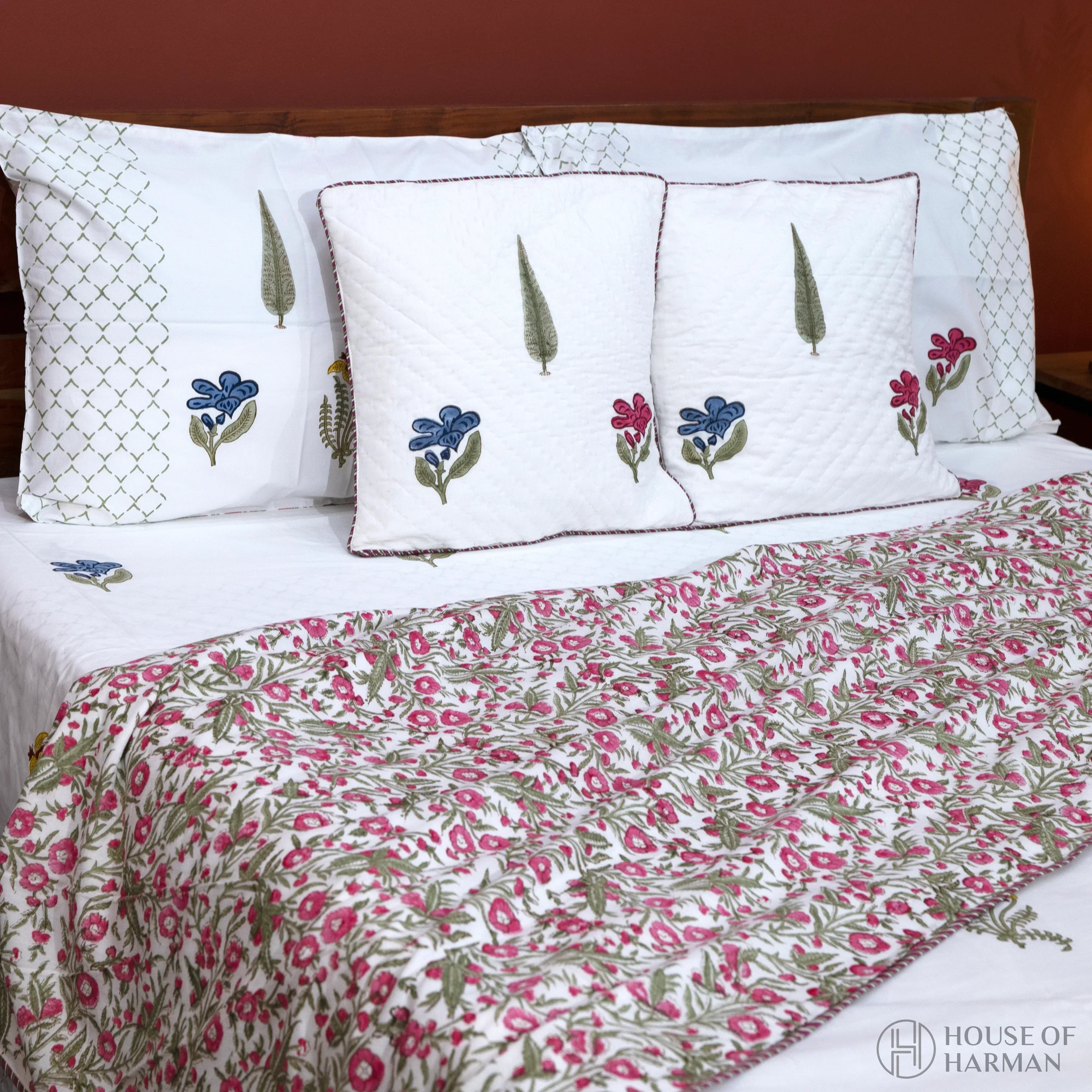 Floral Symphony Charm Dohar - HOUSE OF HARMAN