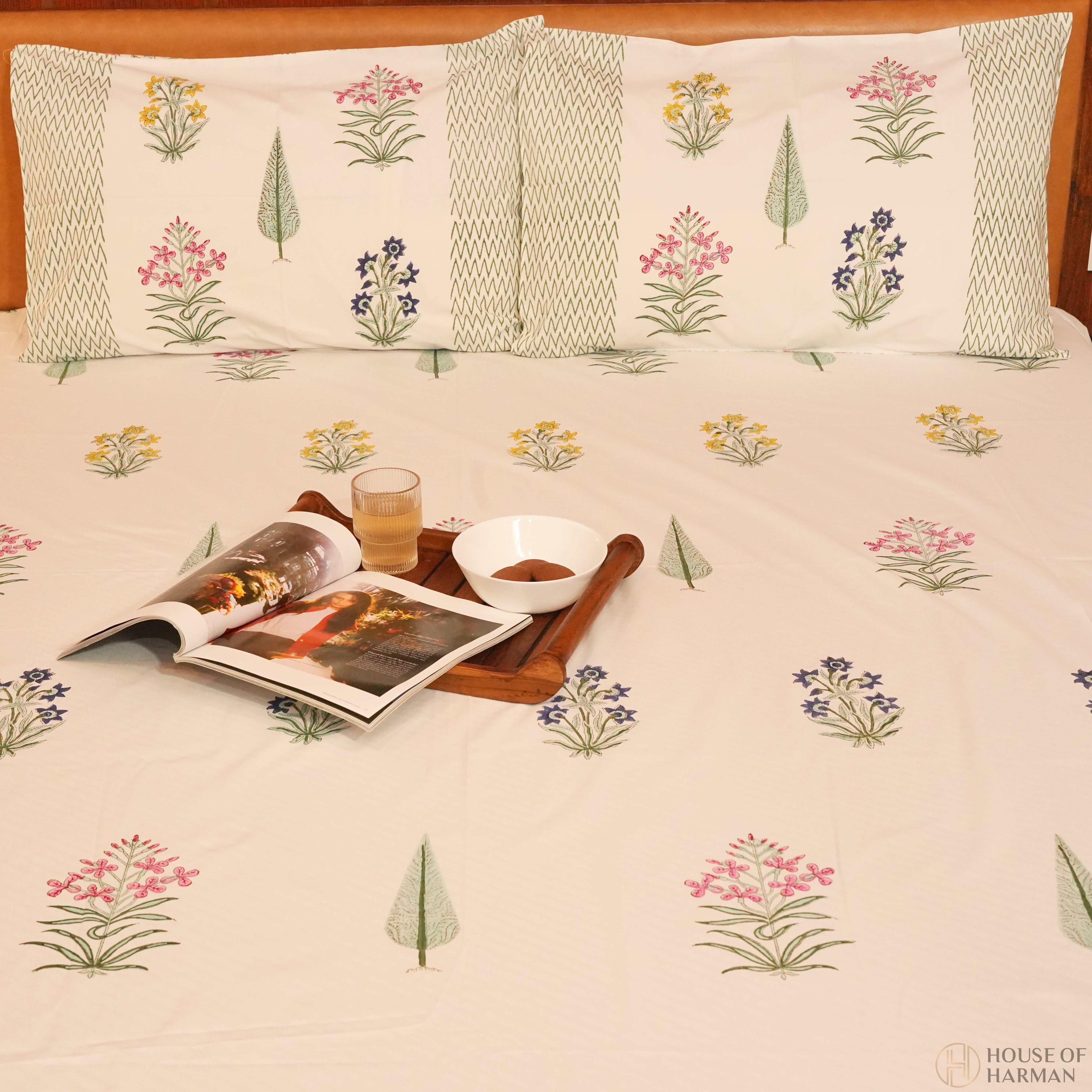 Springtime Botanica Bedsheet - HOUSE OF HARMAN