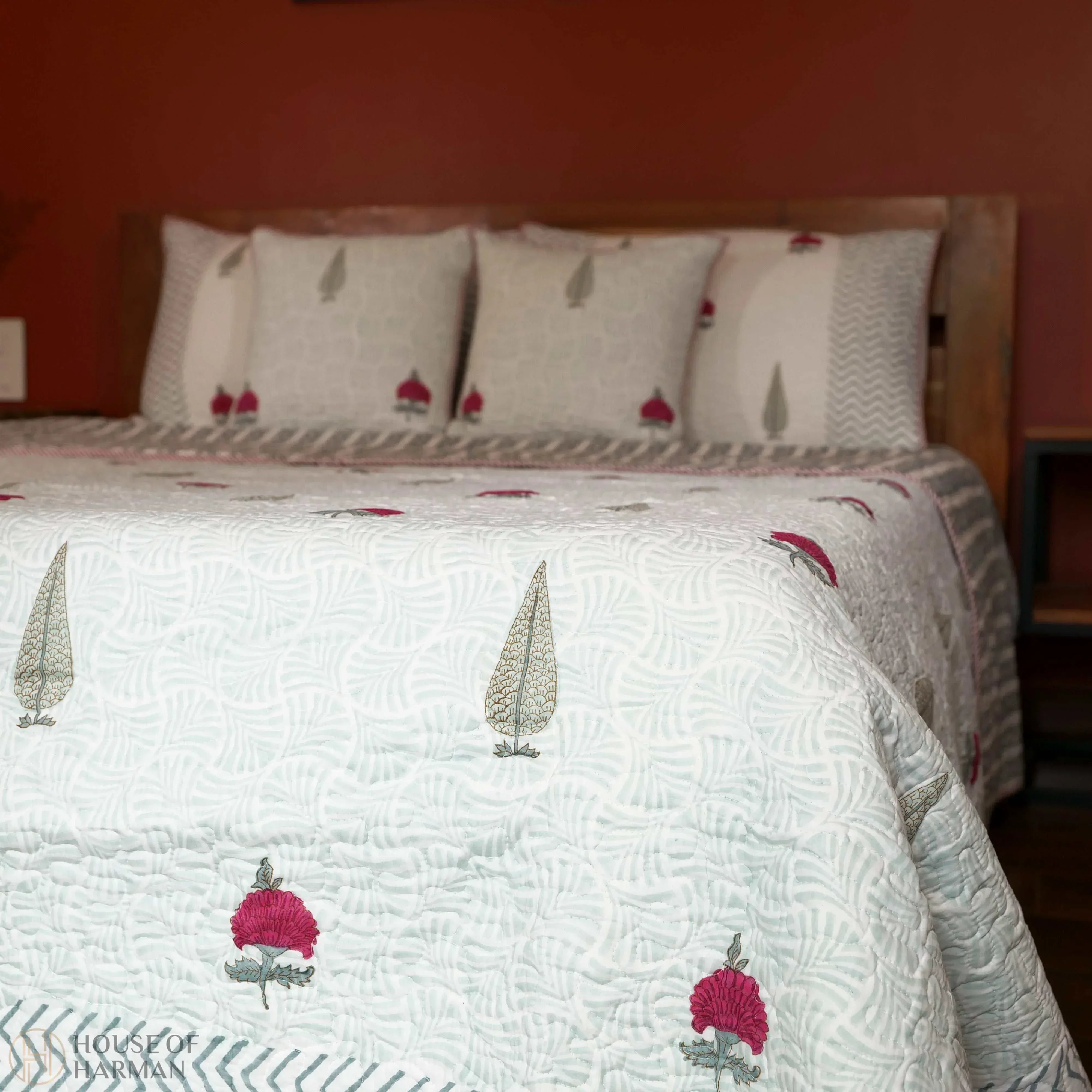 Floral Mirage Bedcover - HOUSE OF HARMAN