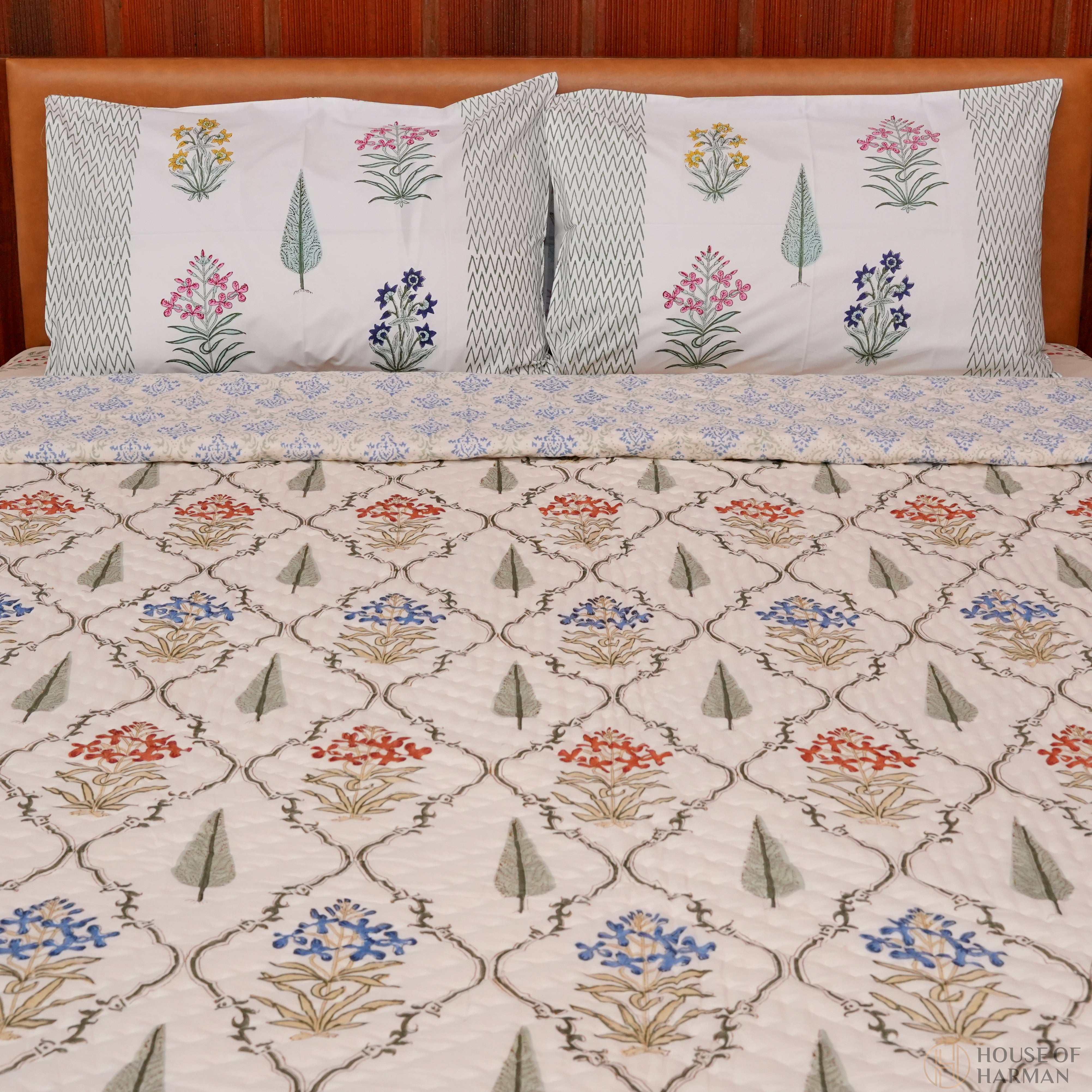 Valley Crest Blooms Quilt - HOUSE OF HARMAN