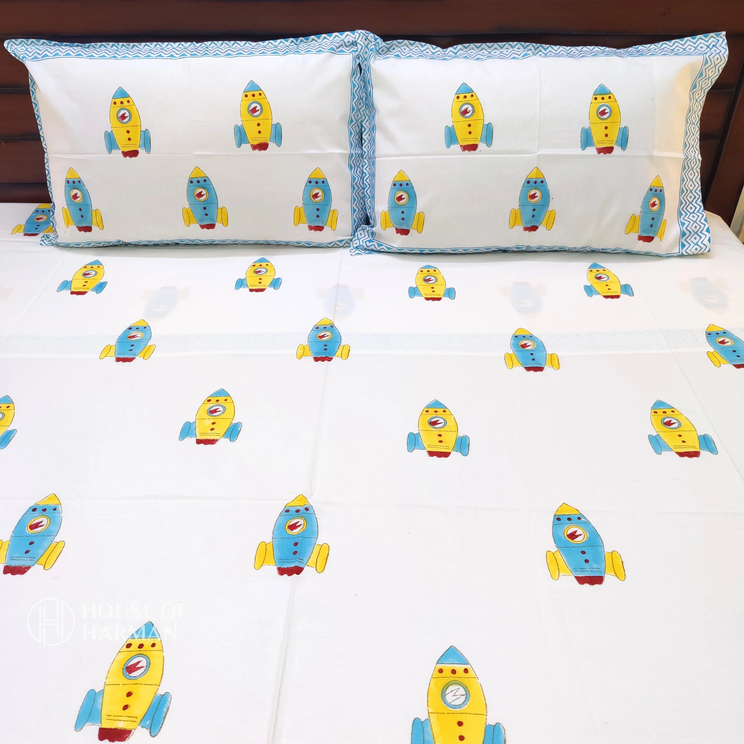 Cosmic Adventure Bedsheet - HOUSE OF HARMAN