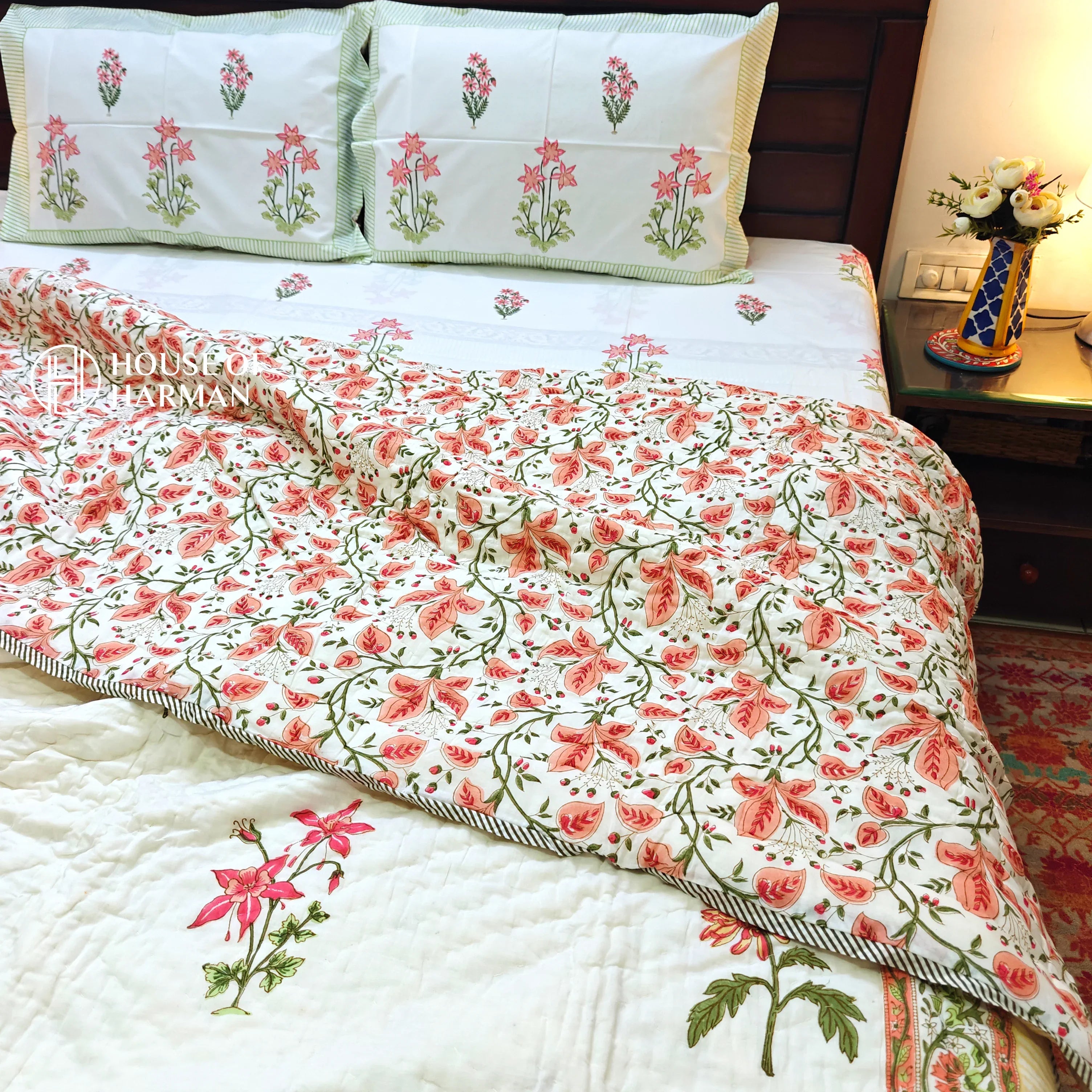 Blossom Grove Elegance Quilt - HOUSE OF HARMAN
