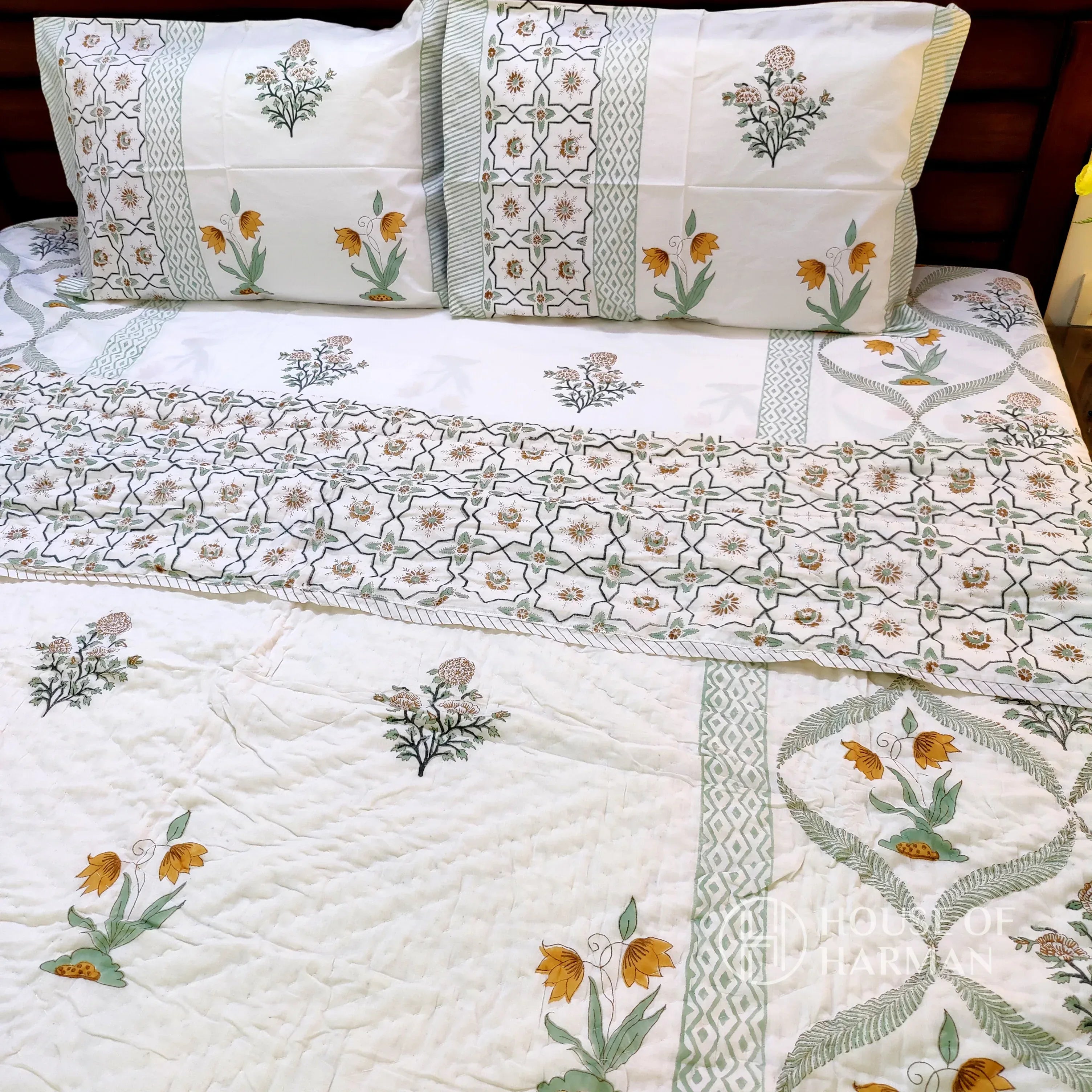 Garden Mosaic Quilt - HOUSE OF HARMAN