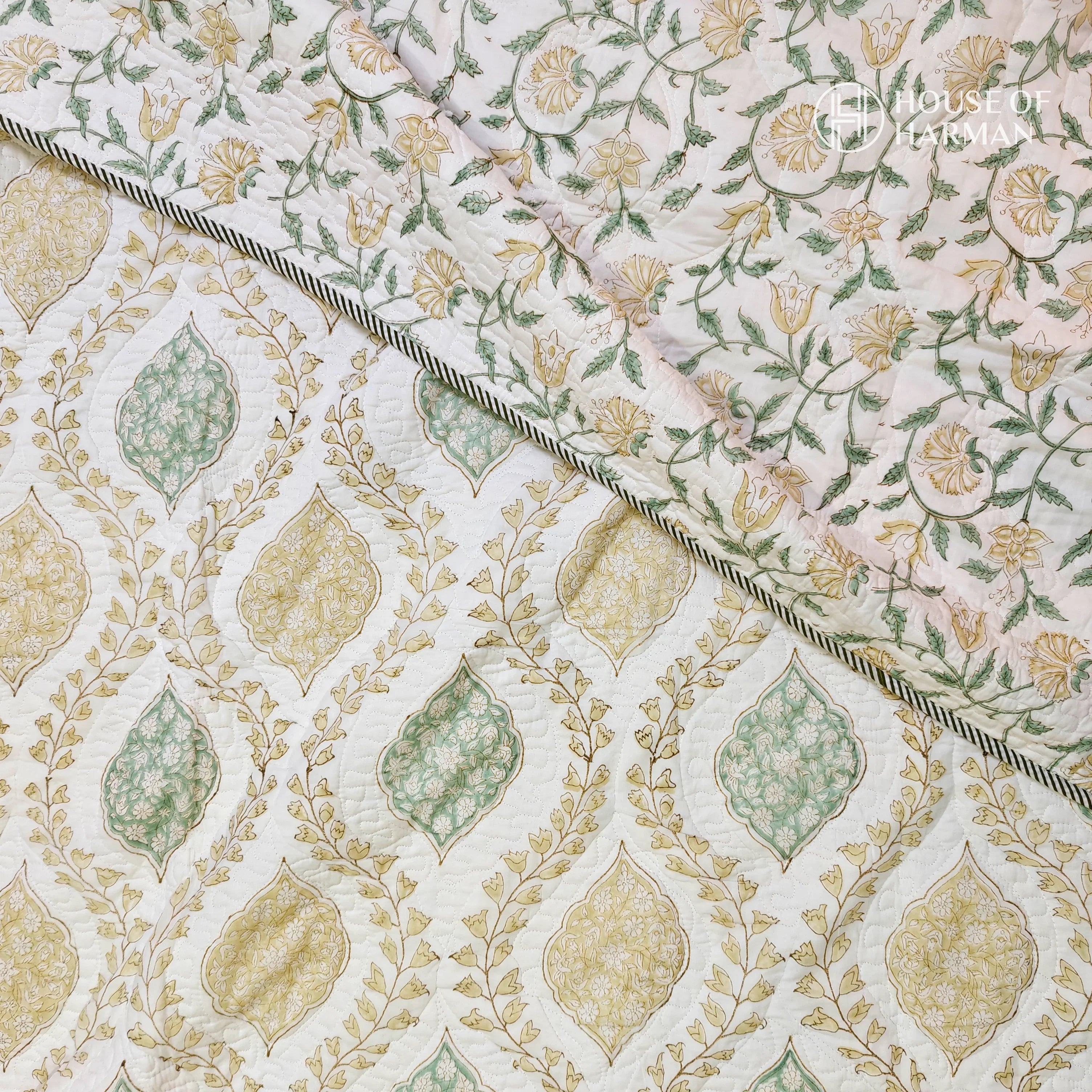 Golden Ivy Dream Bedcover - HOUSE OF HARMAN