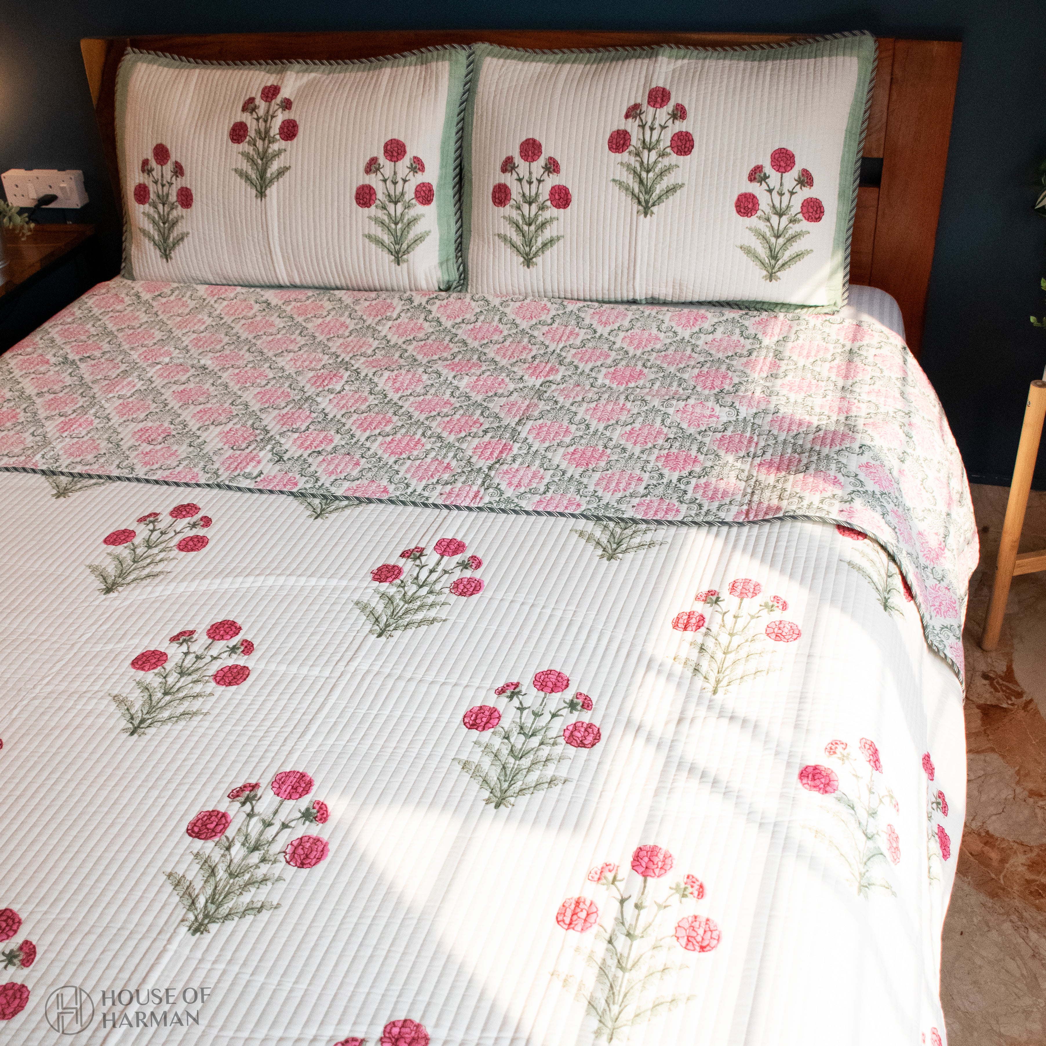 Morning Meadow Charm Bedcover