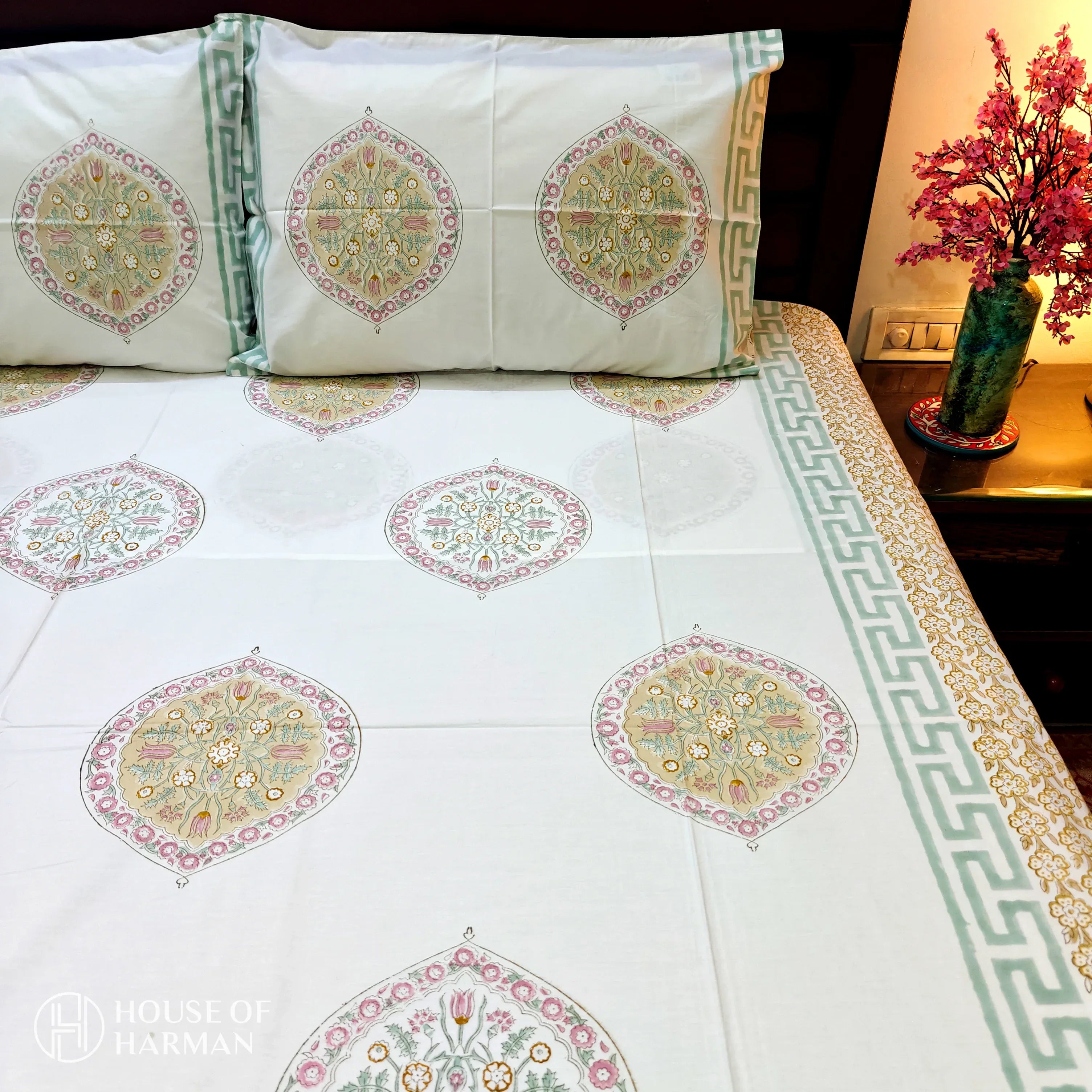 Floral Tangle Bedsheet - HOUSE OF HARMAN