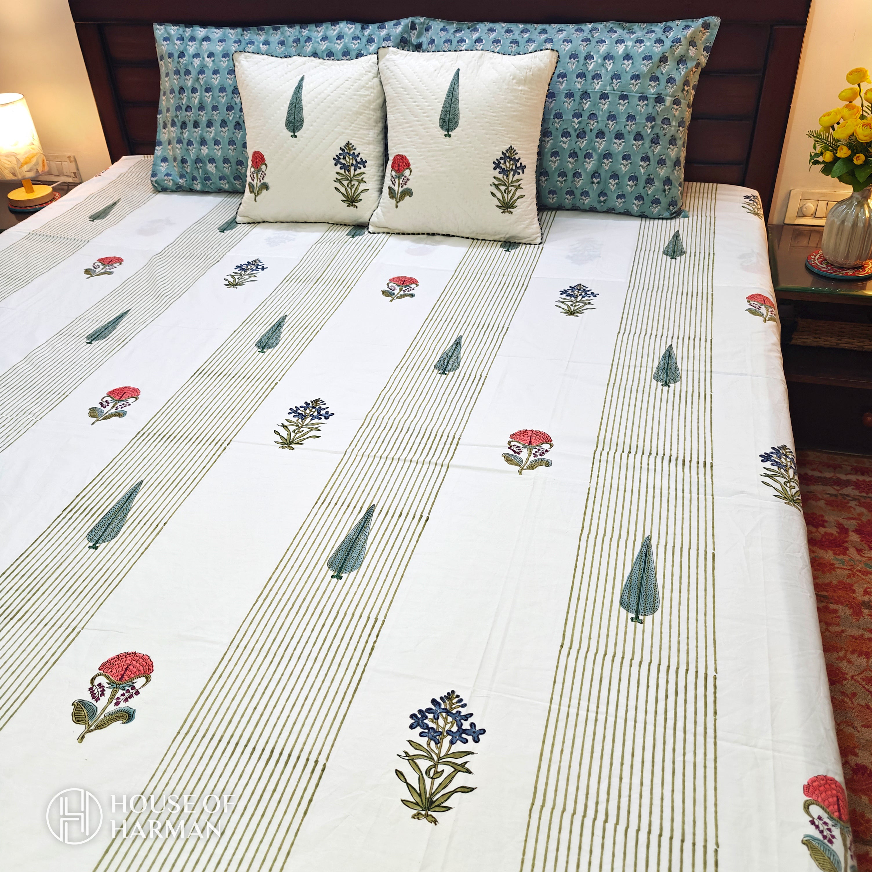 Meadow Breeze Elegance Bedsheet
