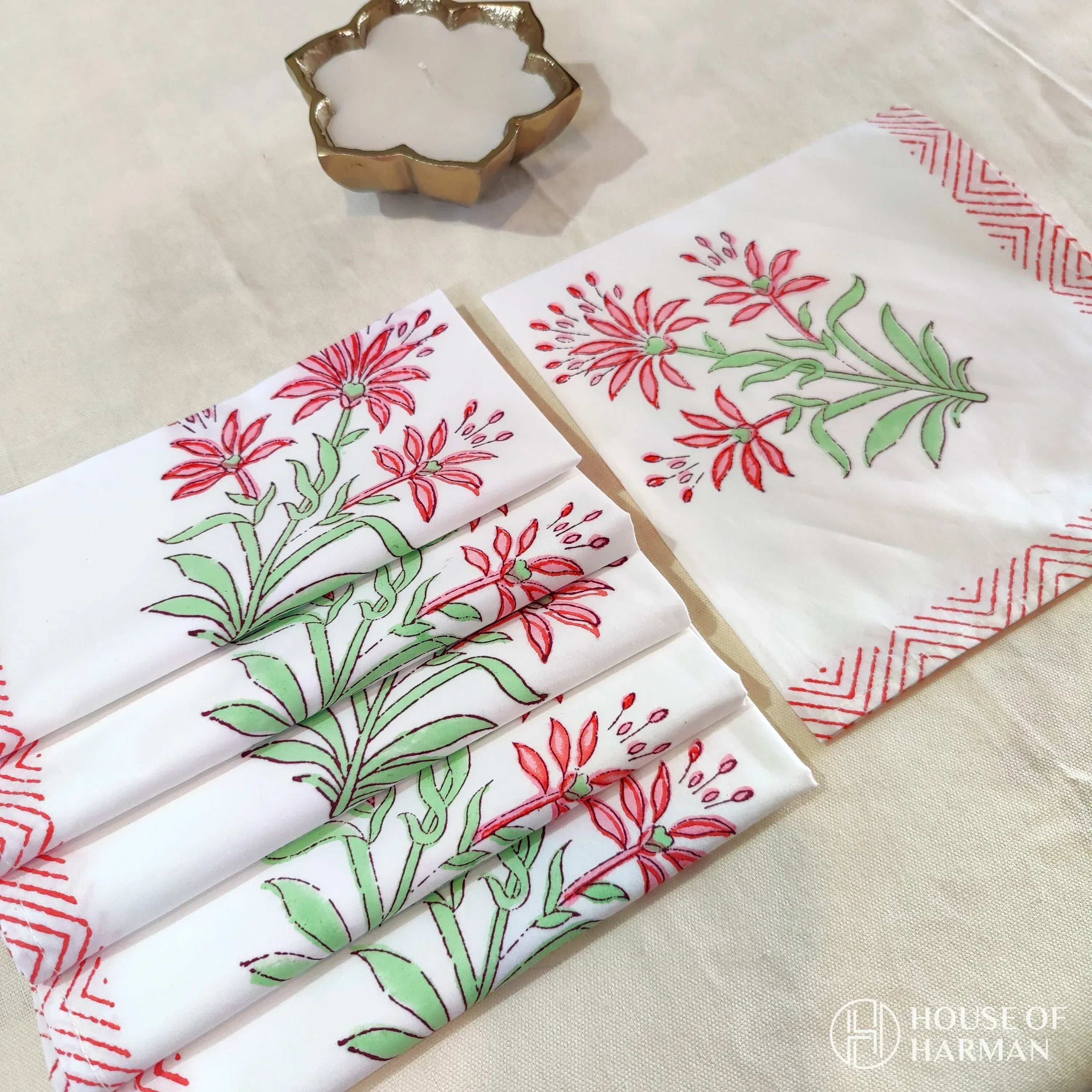 Zinnia Charm Placemats - HOUSE OF HARMAN