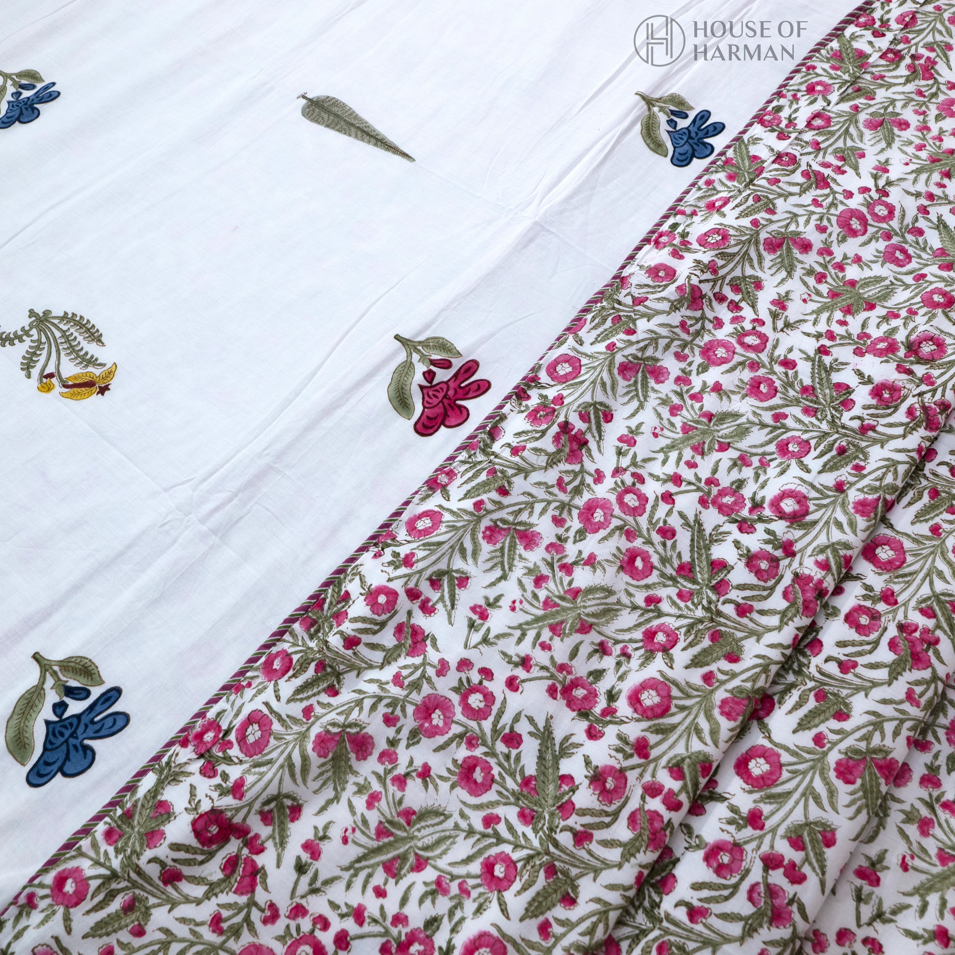 Floral Symphony Charm Dohar - HOUSE OF HARMAN