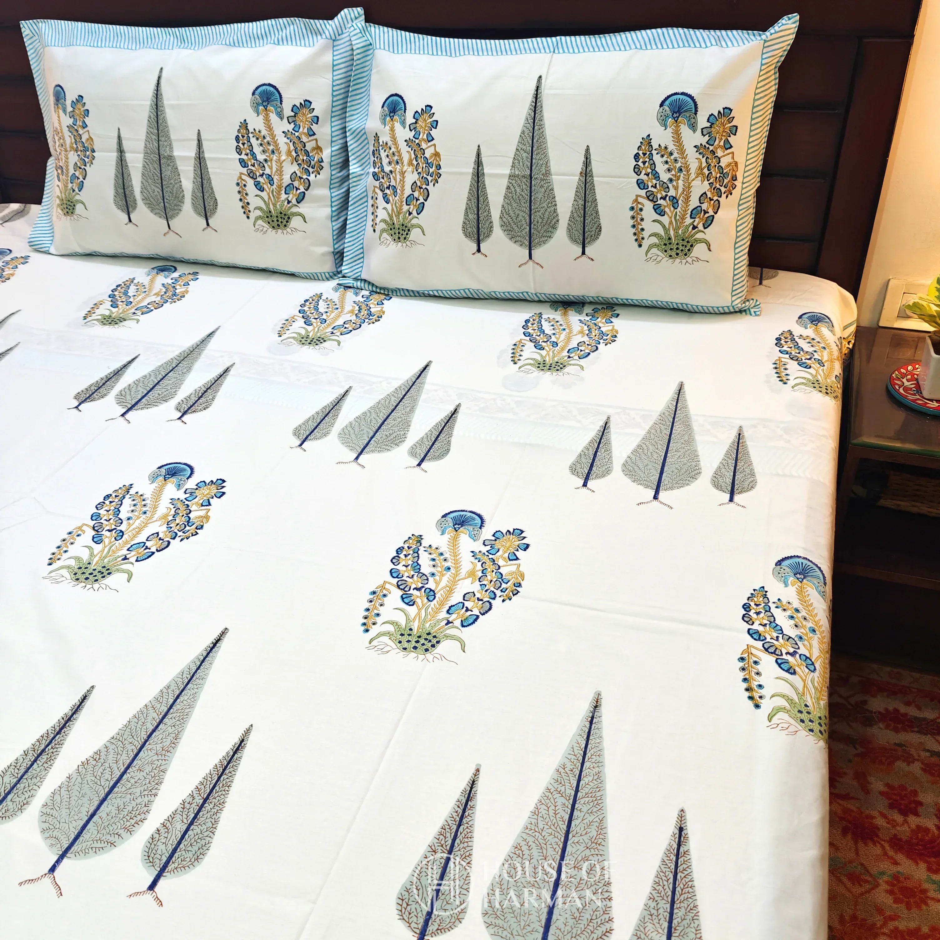Cypress Garden Delight Bedsheet - HOUSE OF HARMAN