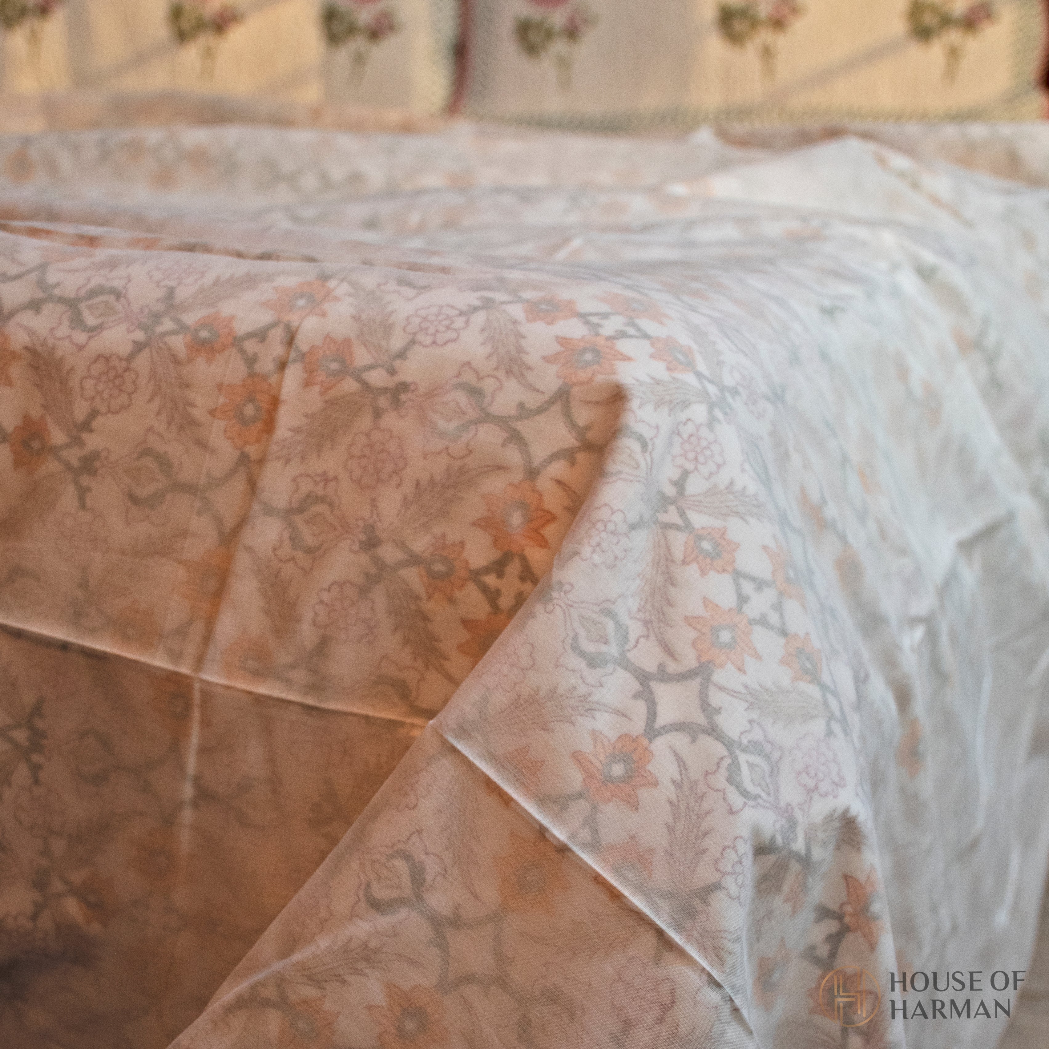 Blush Morning Bloom 3D Mulmul Dohar