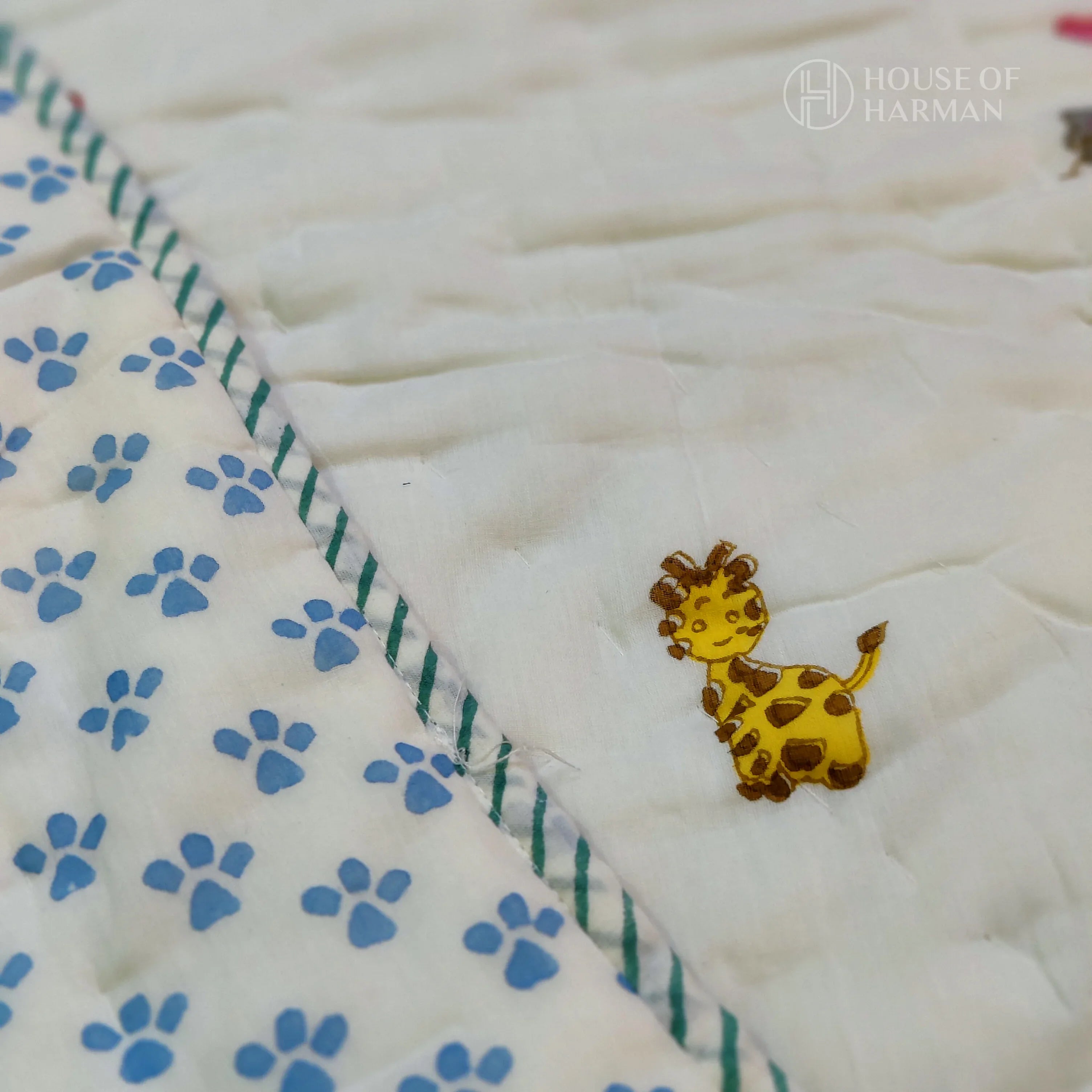 Safari Snuggles Baby Quilt - HOUSE OF HARMAN