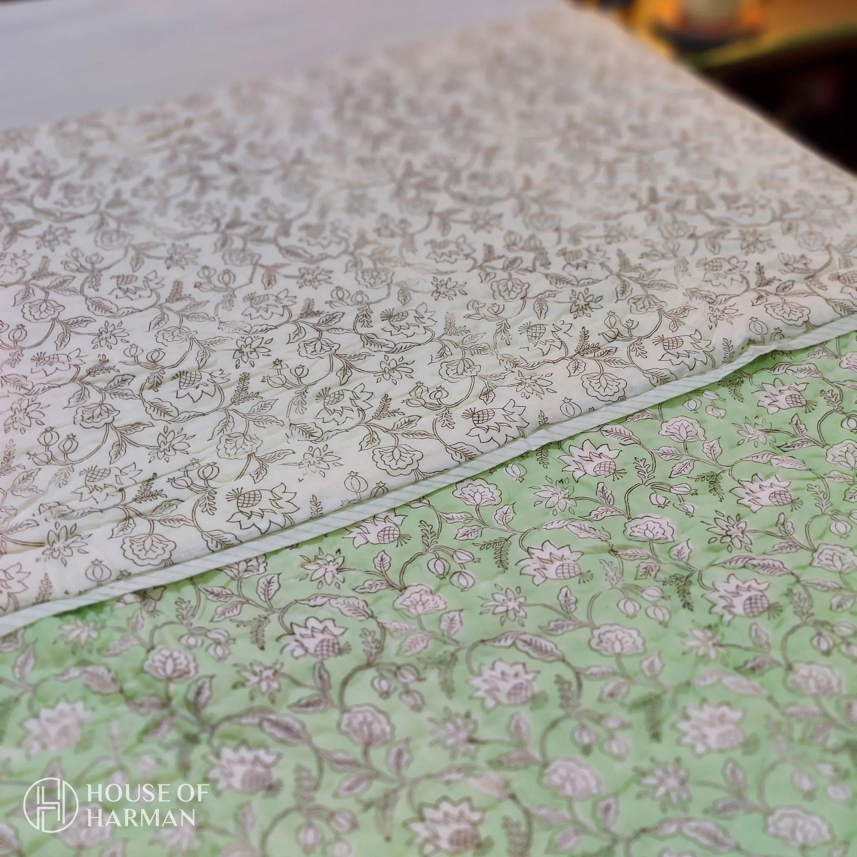 Spring Lime Quilt - HOUSE OF HARMAN