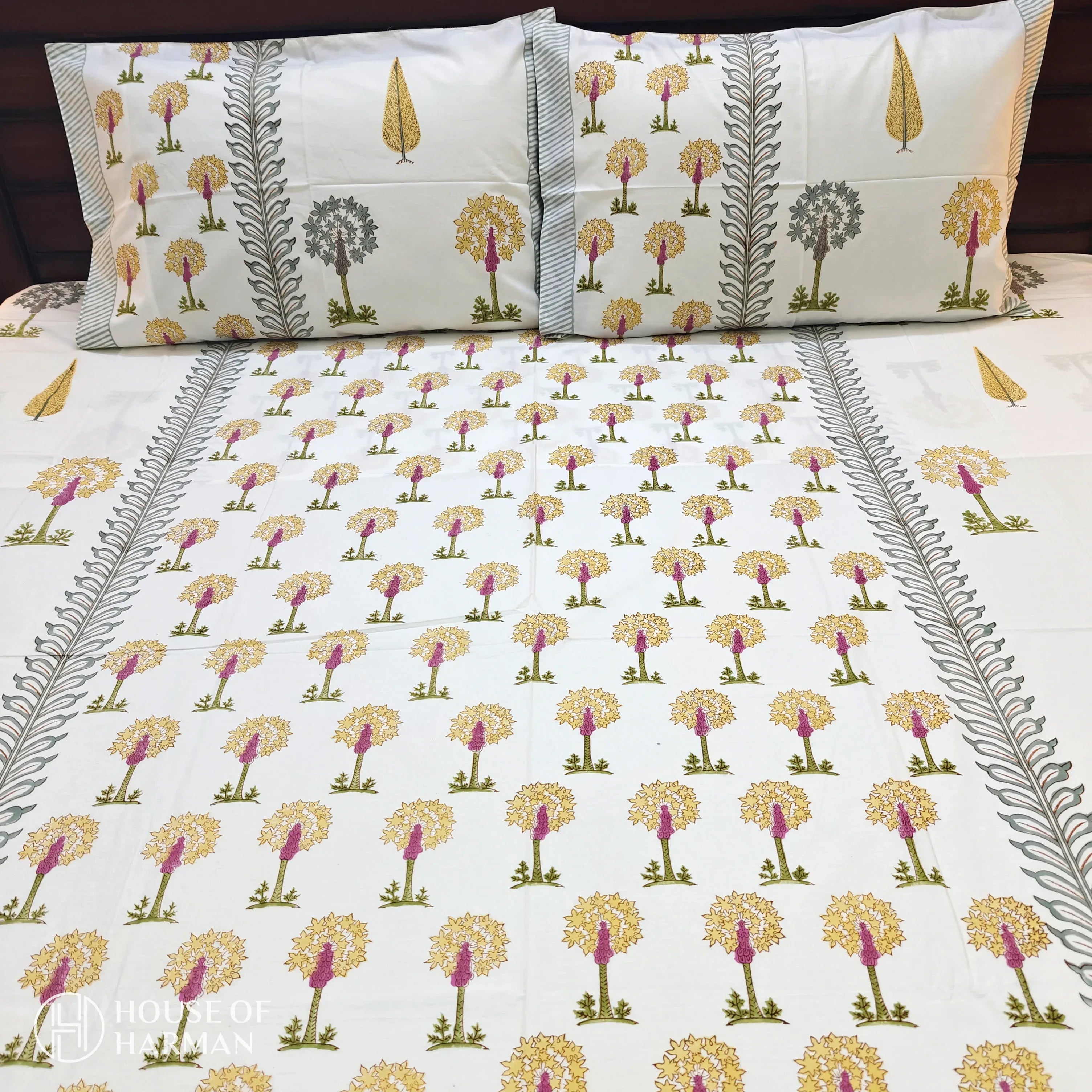 Allium Sky Serenade Bedsheet - HOUSE OF HARMAN
