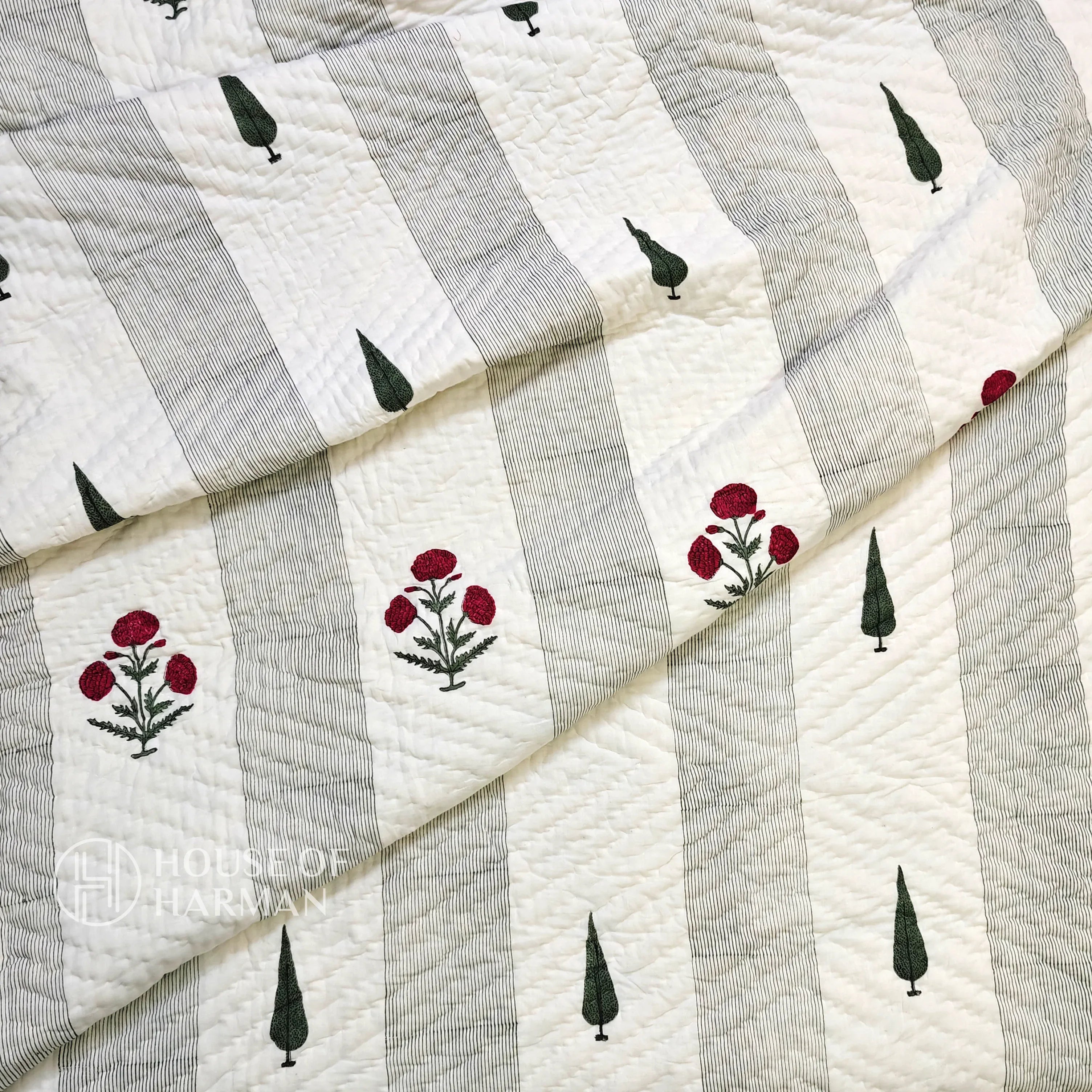 Flora Vista Elegance Quilt - HOUSE OF HARMAN