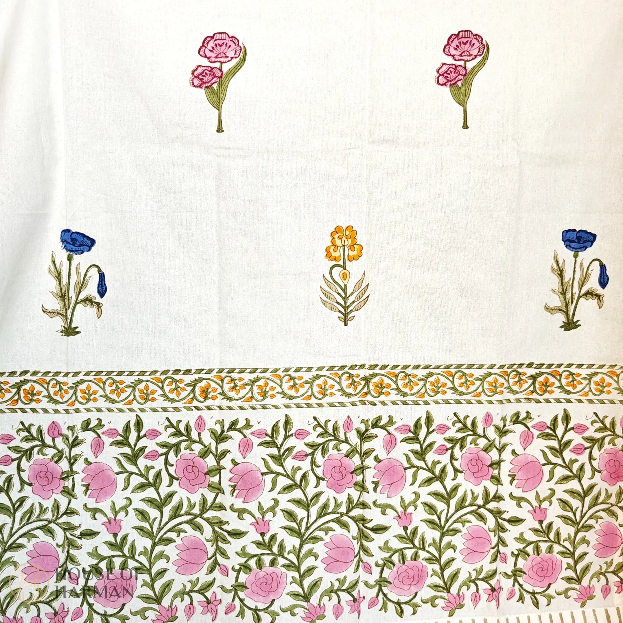 Block Print Curtain - HOUSE OF HARMAN