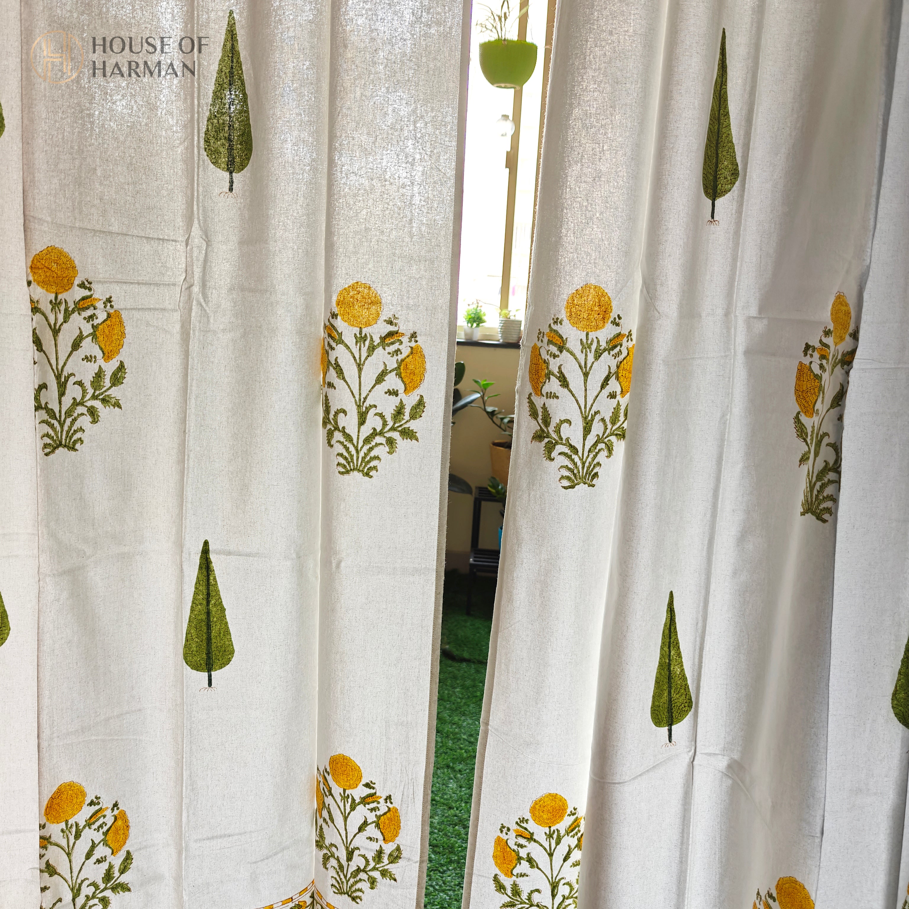 Block Print Curtain