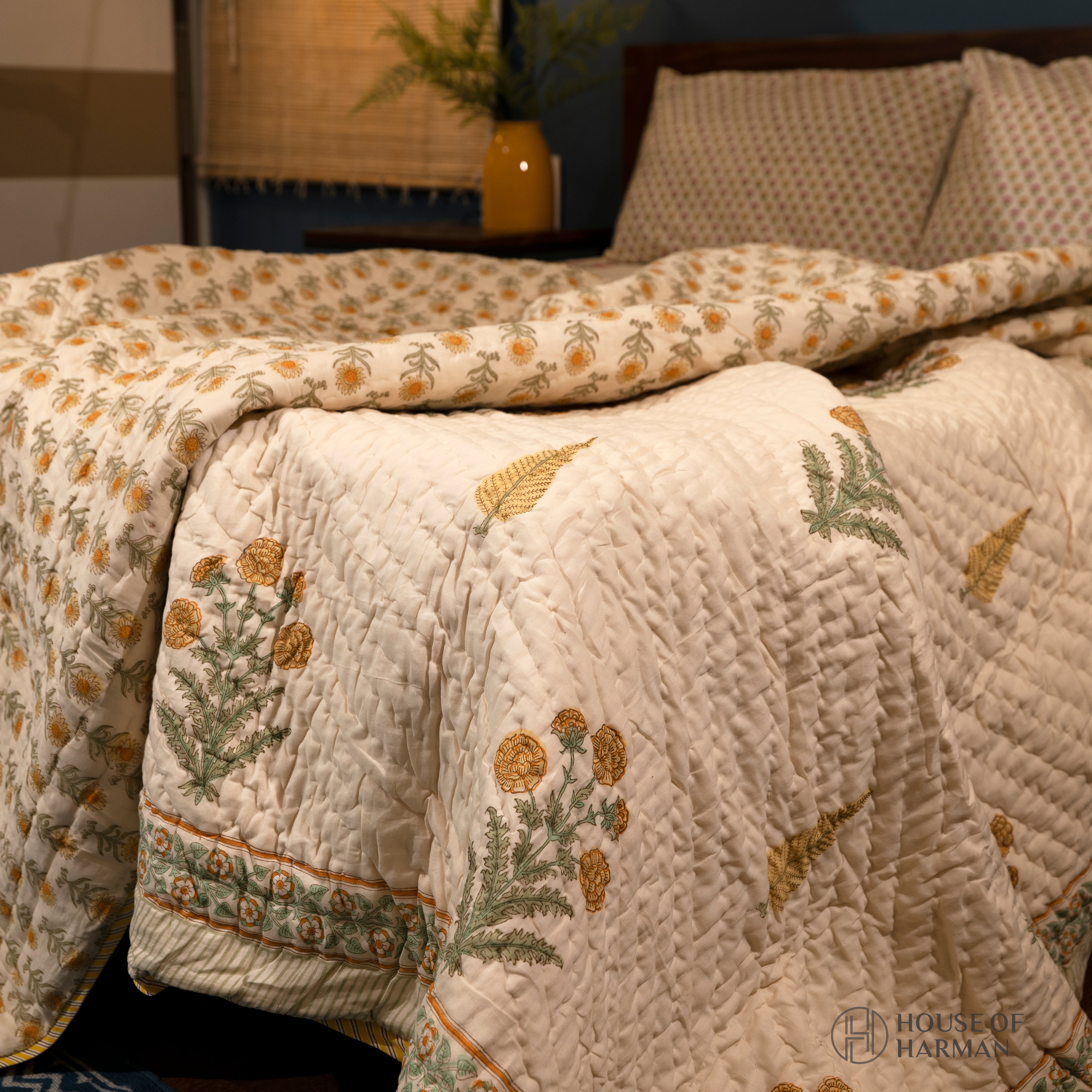 Amber Fern Garden Quilt