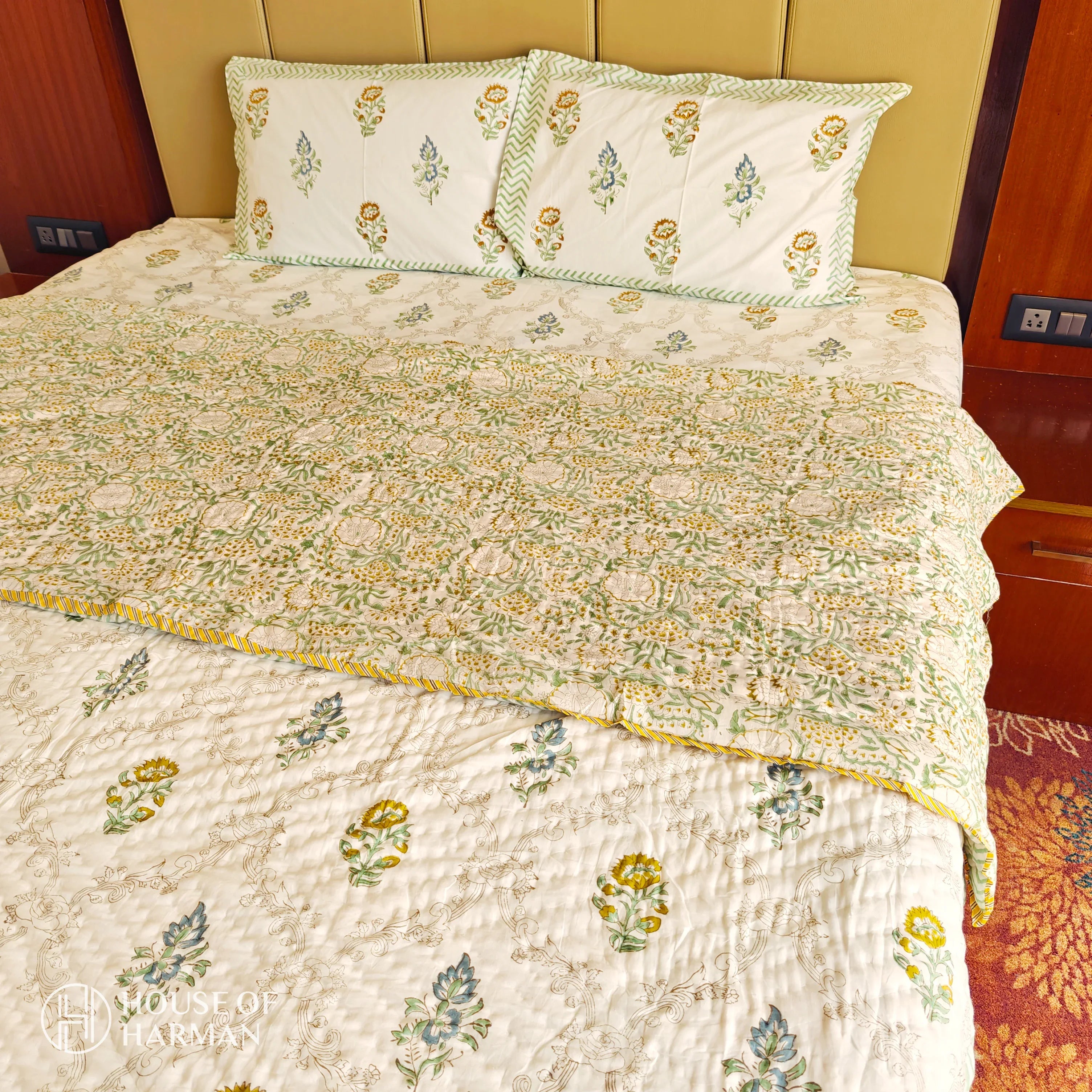 Ethereal Blooms Harmony Quilt - HOUSE OF HARMAN