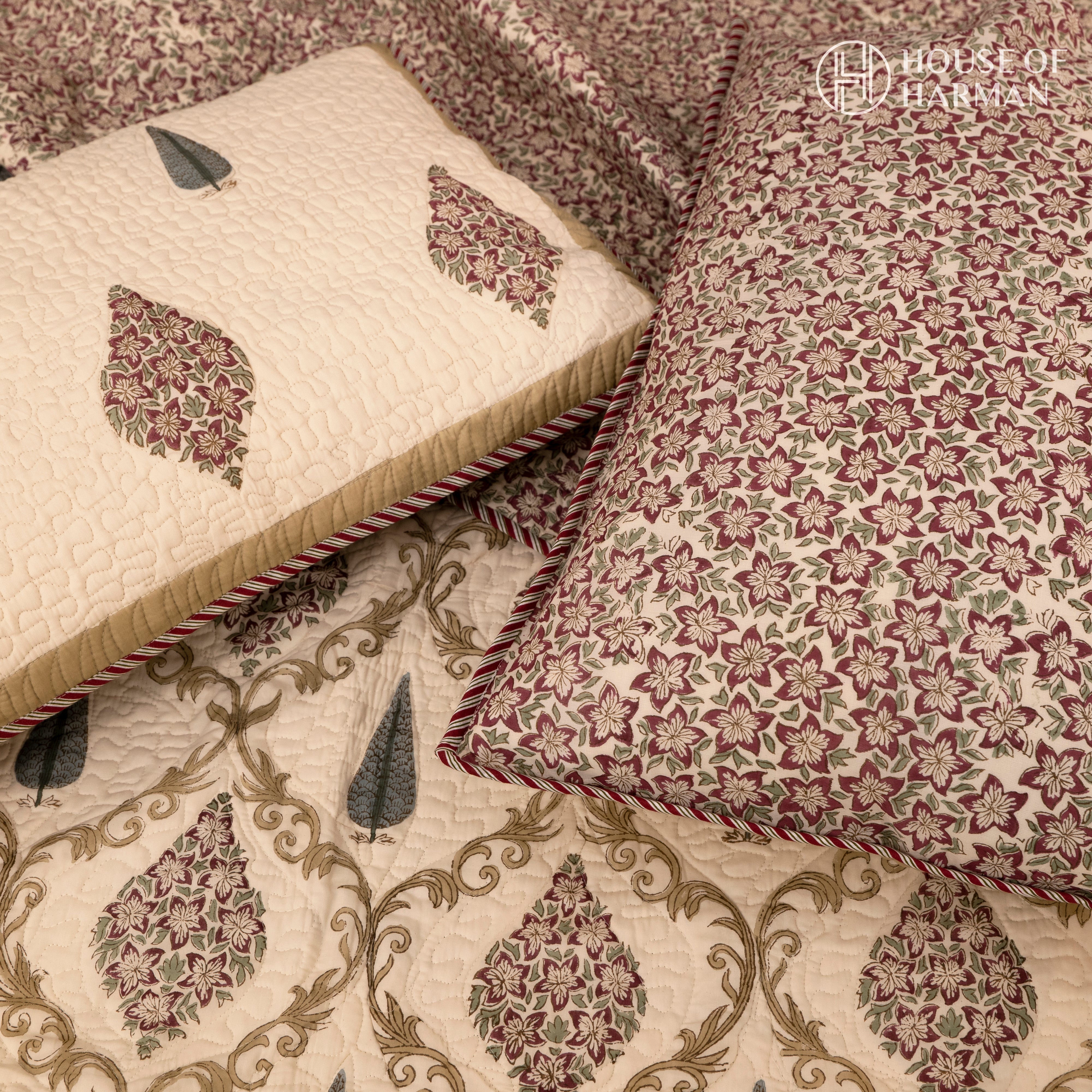 Mughal Baroque Bedcover