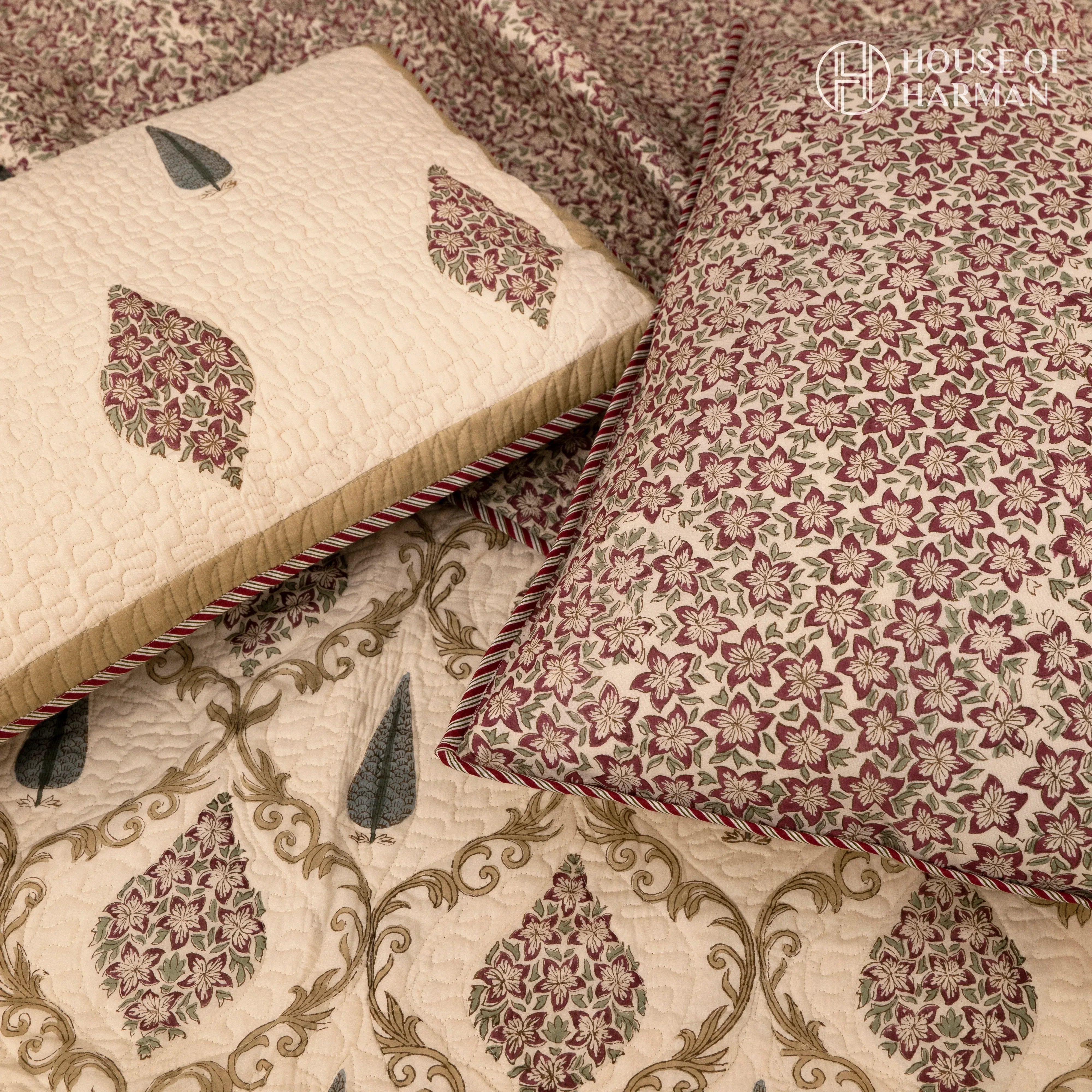 Mughal Baroque Bedcover - HOUSE OF HARMAN